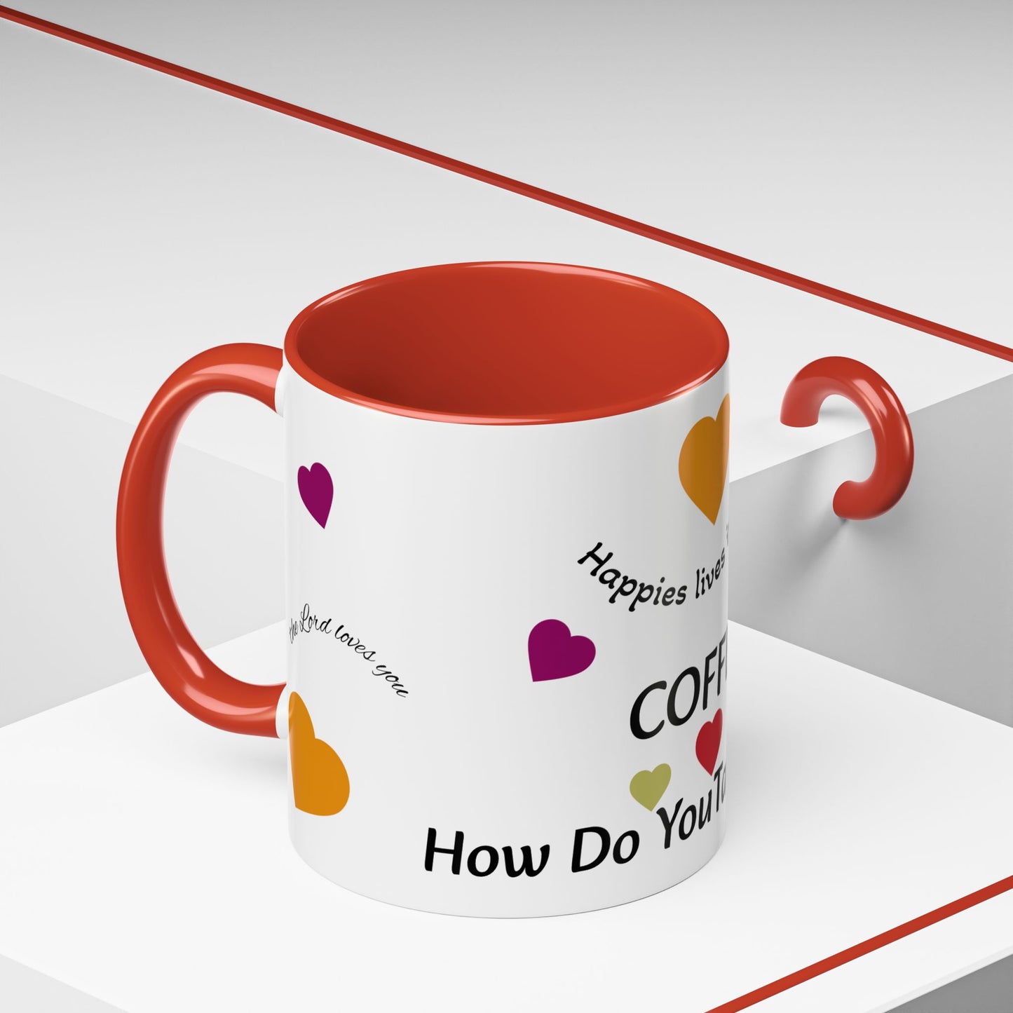 "How Do You Take Your Coffee? Accent Coffee Mug