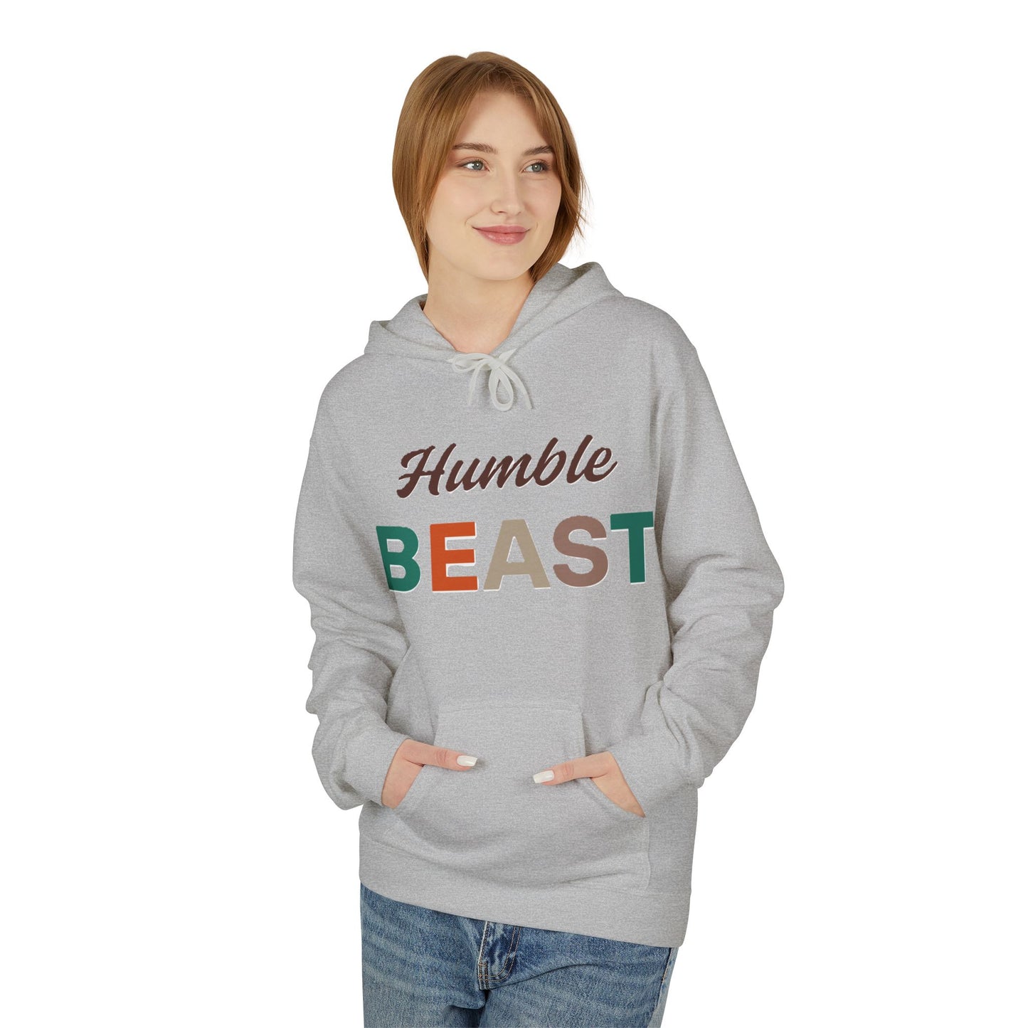 Humble Beast Hoodie Unisex Midweight Fleece | Motivational Apparel.