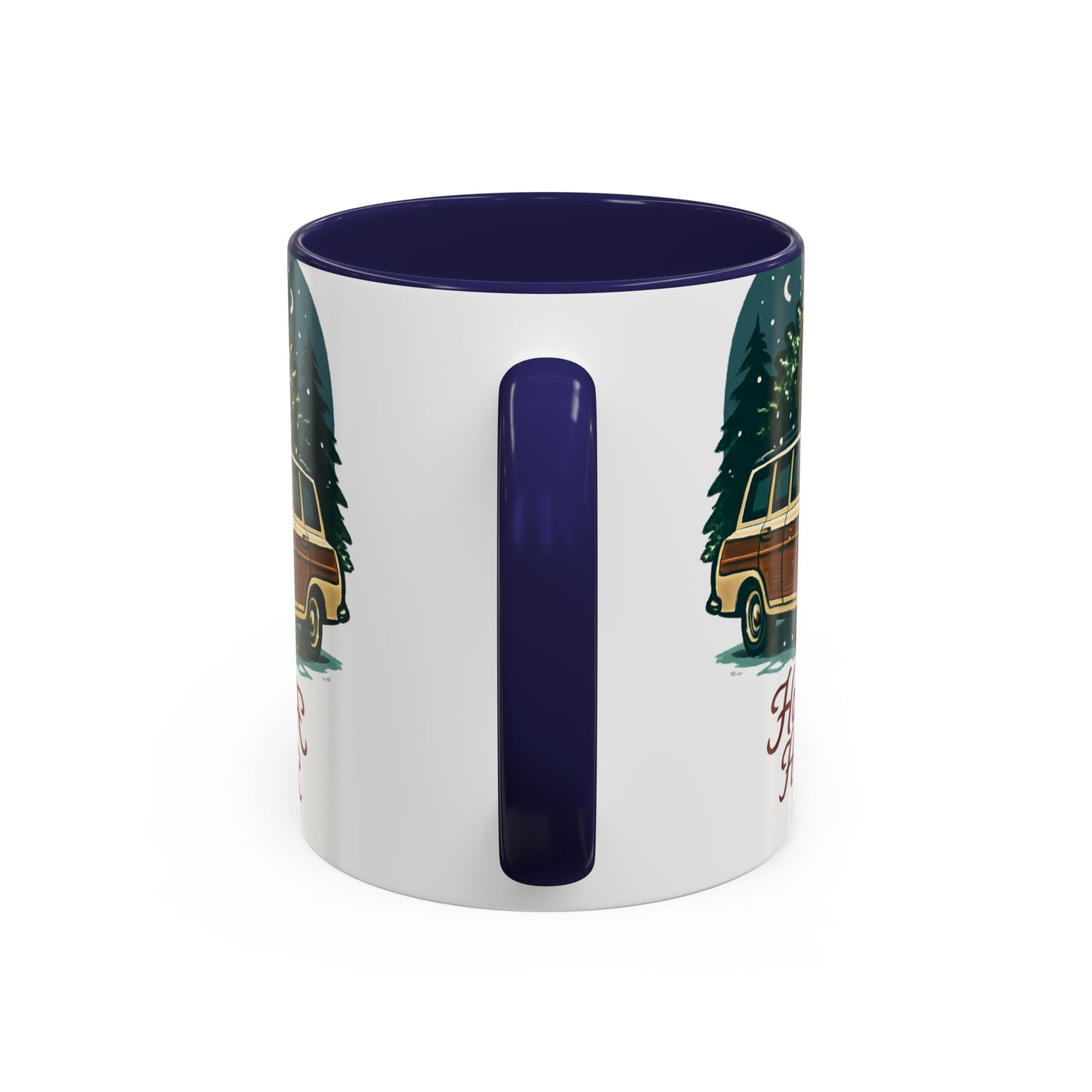 Charming Vintage Holiday Coffee Mug,