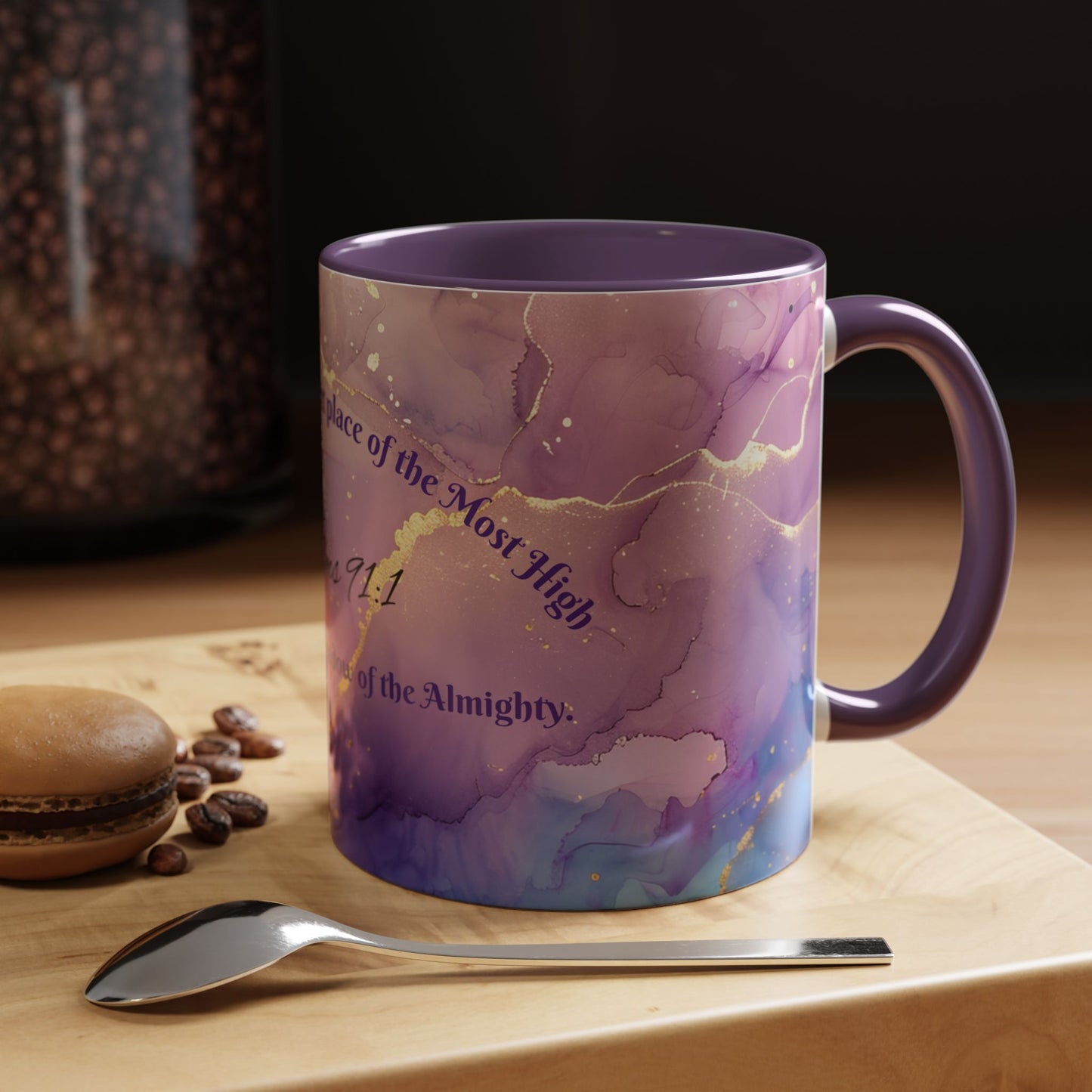 Spiritual Accent Coffee Mug - Inspirational Gift, Bible Verse Mug.