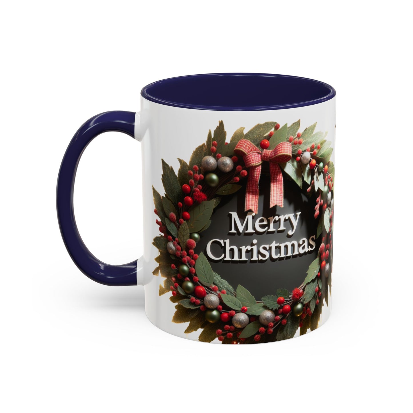 Festive Merry Christmas Mug, Holiday Coffee Cup.