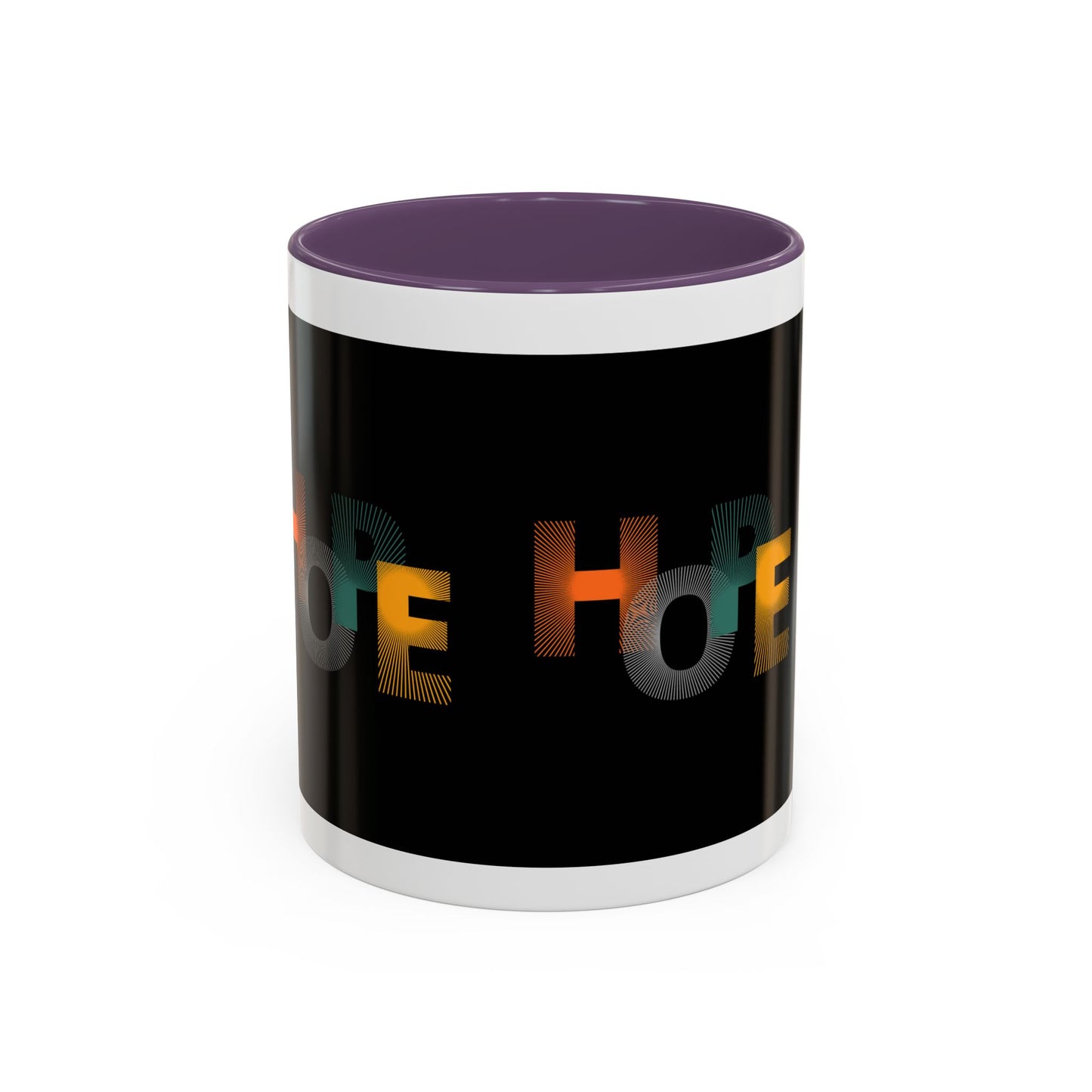 Hope-Inspired Accent Coffee Mug | Motivational Drinkware, Gift for Coffee Lovers, Inspirational Mug, Home & Office Decor, Unique Present