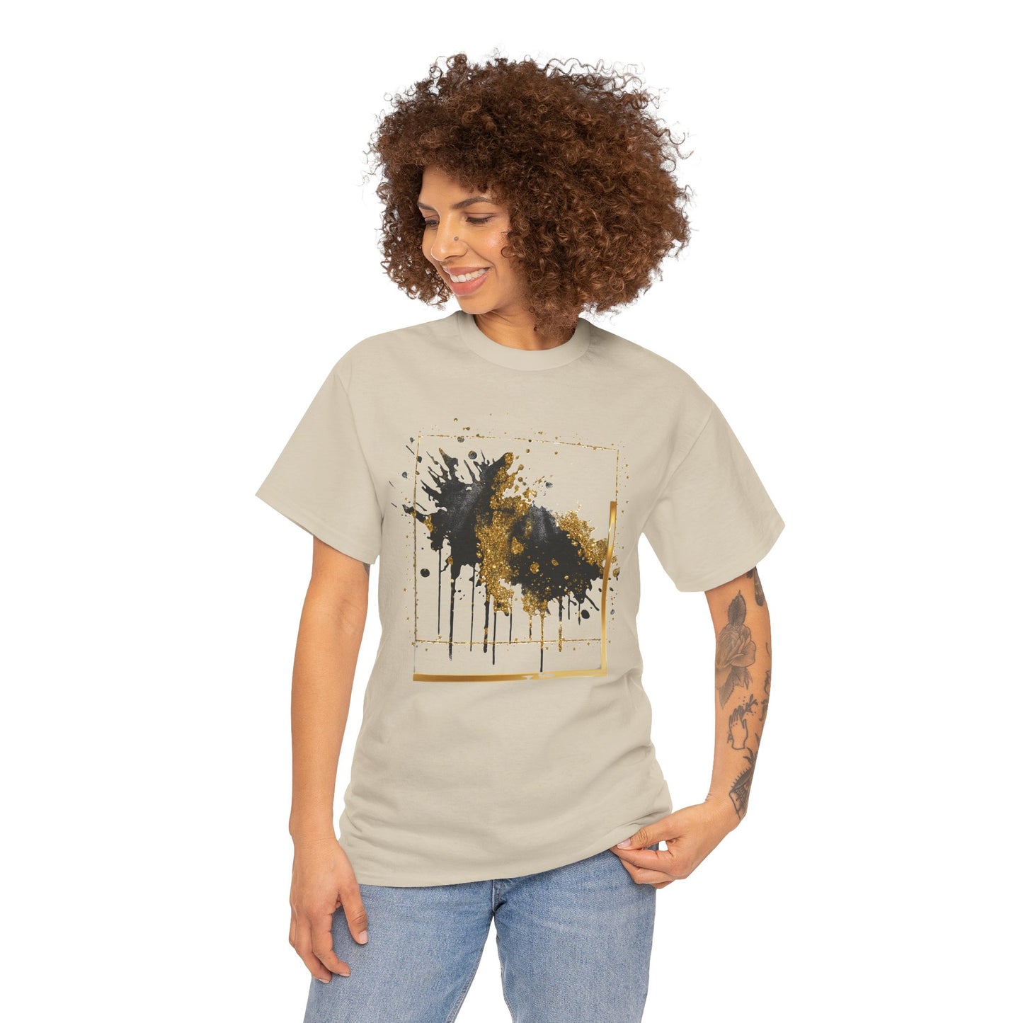 Artistic Abstract Unisex Tee, Casual Wear, Gift for Art Lovers.