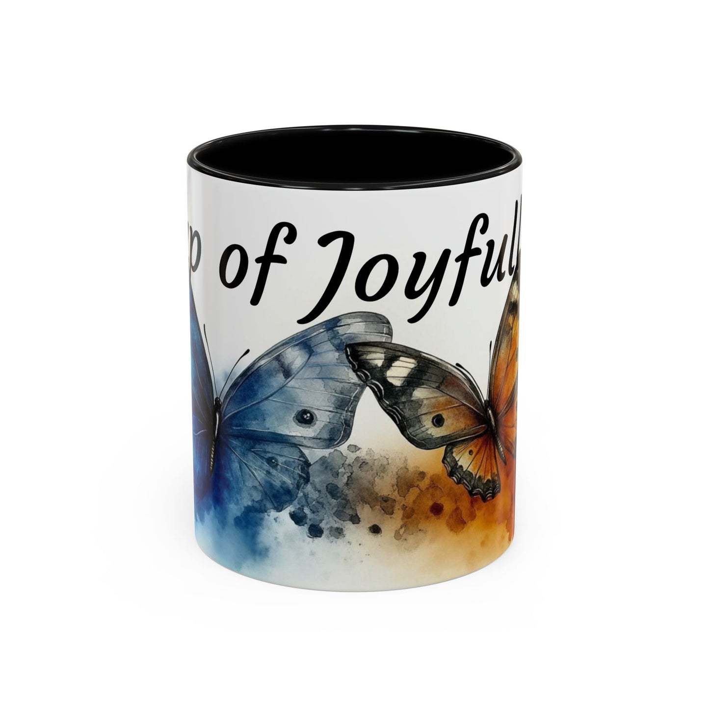 Accent Coffee Mug - Butterfly Design, Cup of Joyful Sips, Gift for Nature Lovers, Coffee Lover's Mug, Unique Home Decor, Inspirational [...]