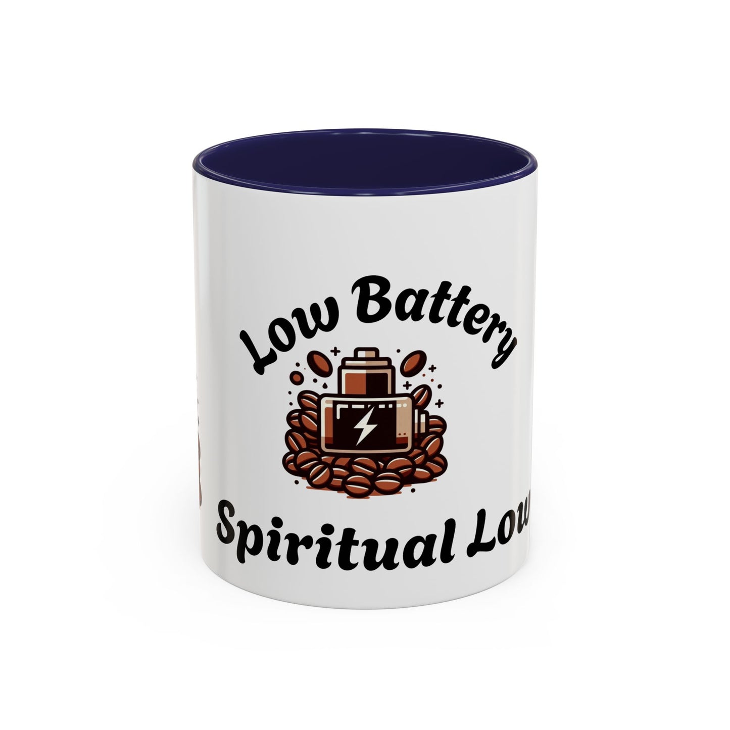 Low Battery Coffee Mug, Funny Coffee Cup