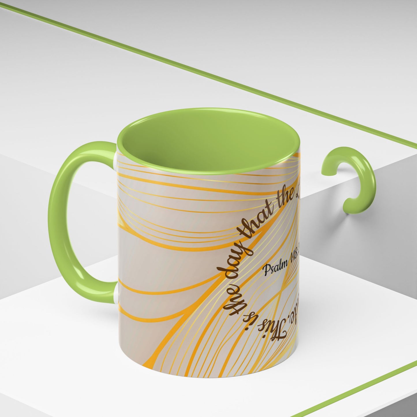 Faithful Reminder Coffee Mug  "Psalm 118:24"