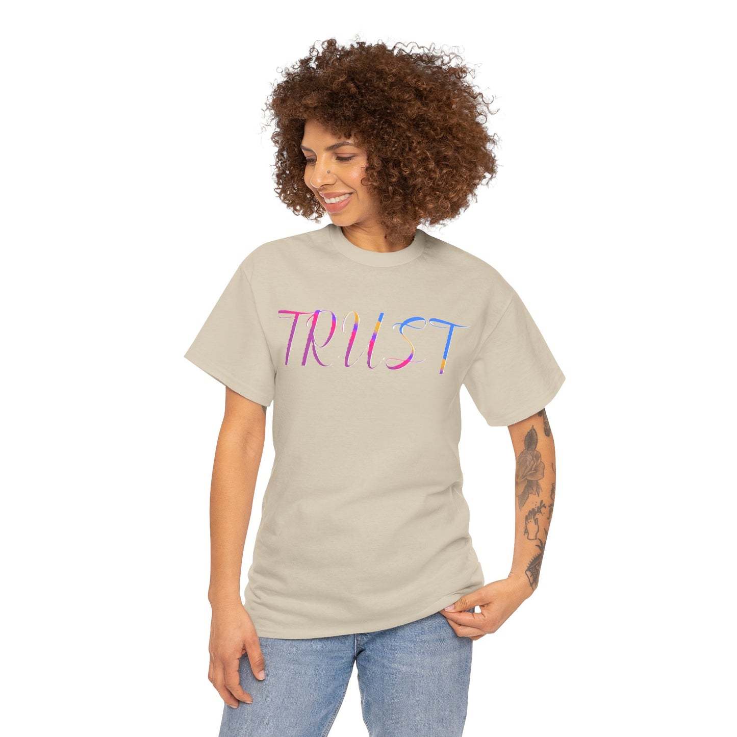 Trust Unisex Heavy Cotton Tee.