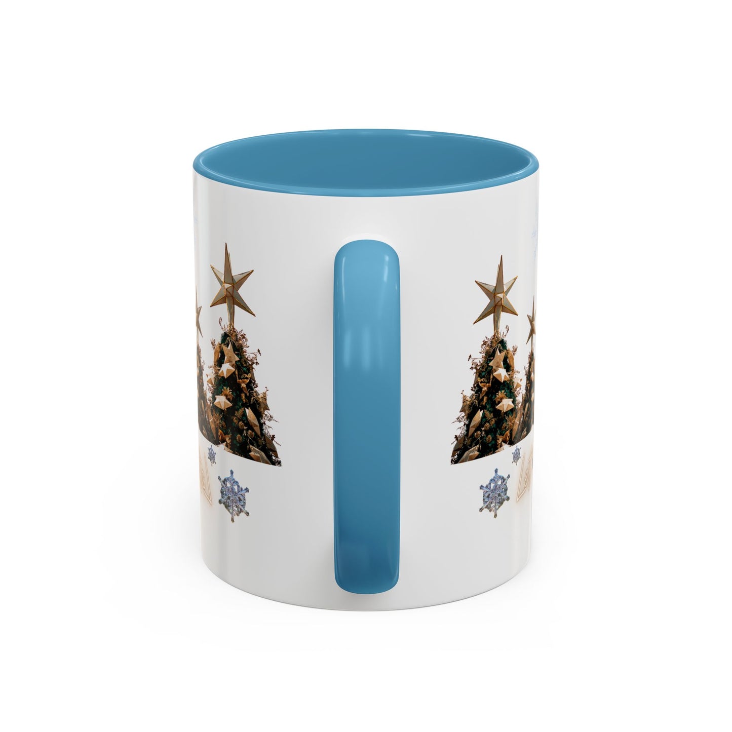 Christmas Trees Accent Coffee Mug – 'Merry Christmas'