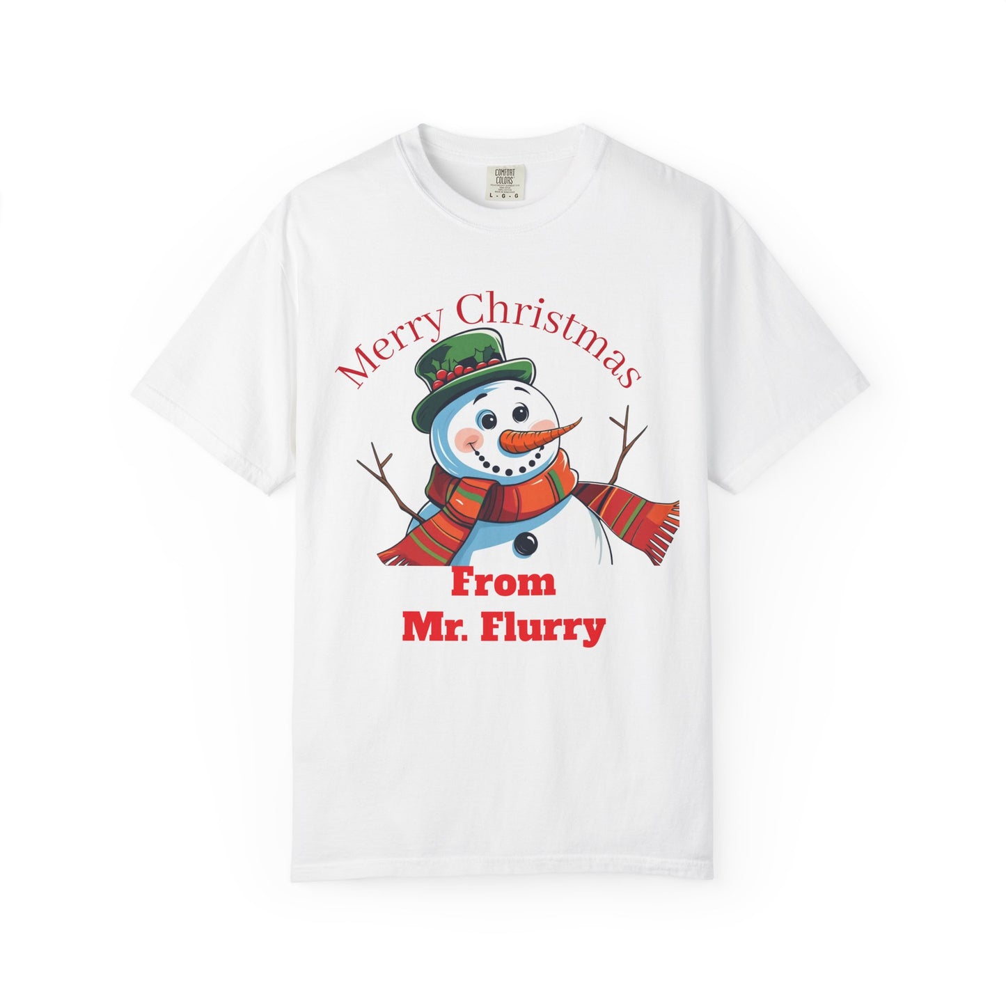 Merry Christmas Snowman T-Shirt, Holiday Gift Shirt, Festive Tee.