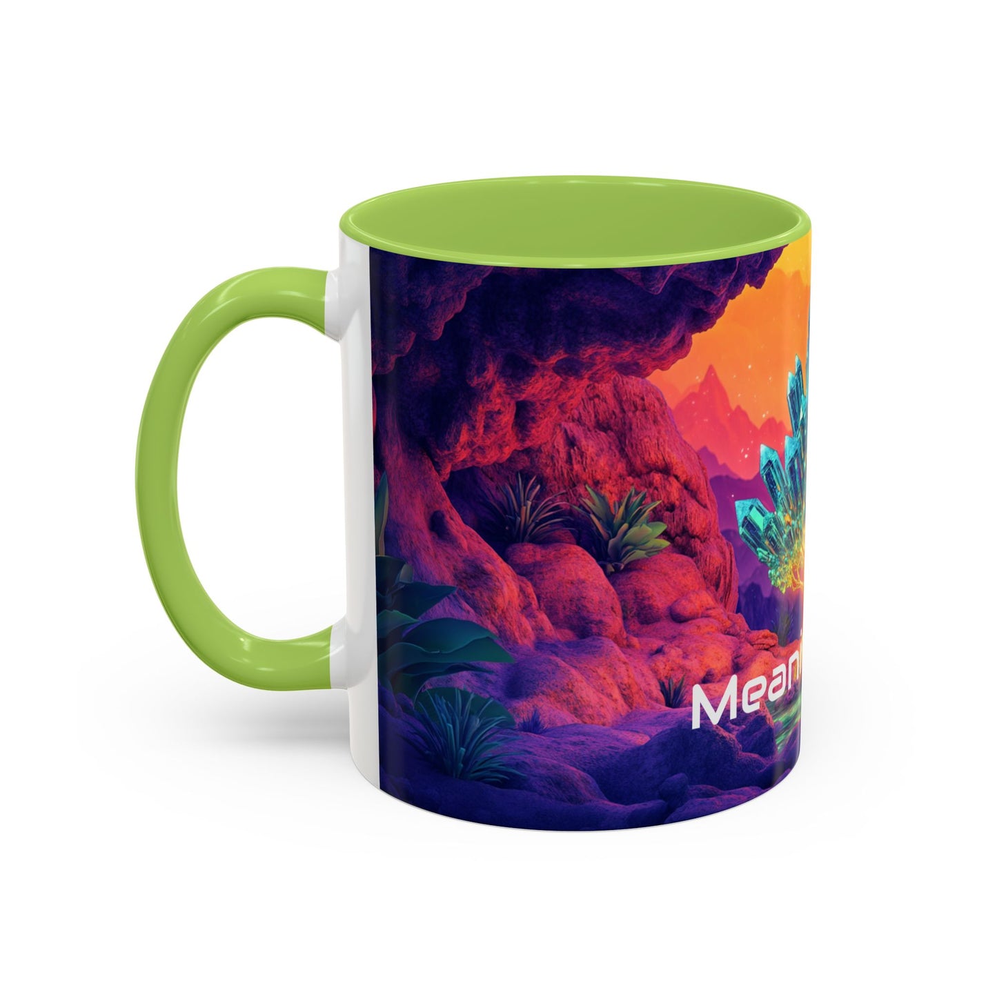 Vibrant Accent Coffee Mug with Inspirational Design, Ideal for Gift Giving, Home Decor, Office Drinkware, Art Lovers, Meaningful Sips