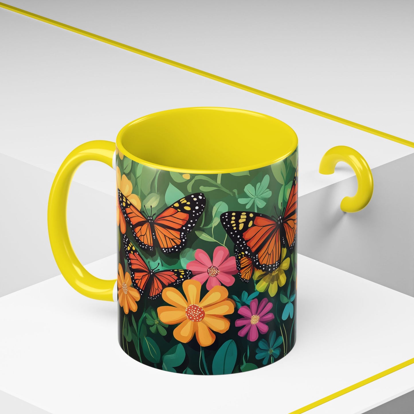 Butterfly Garden Accent Coffee Mug
