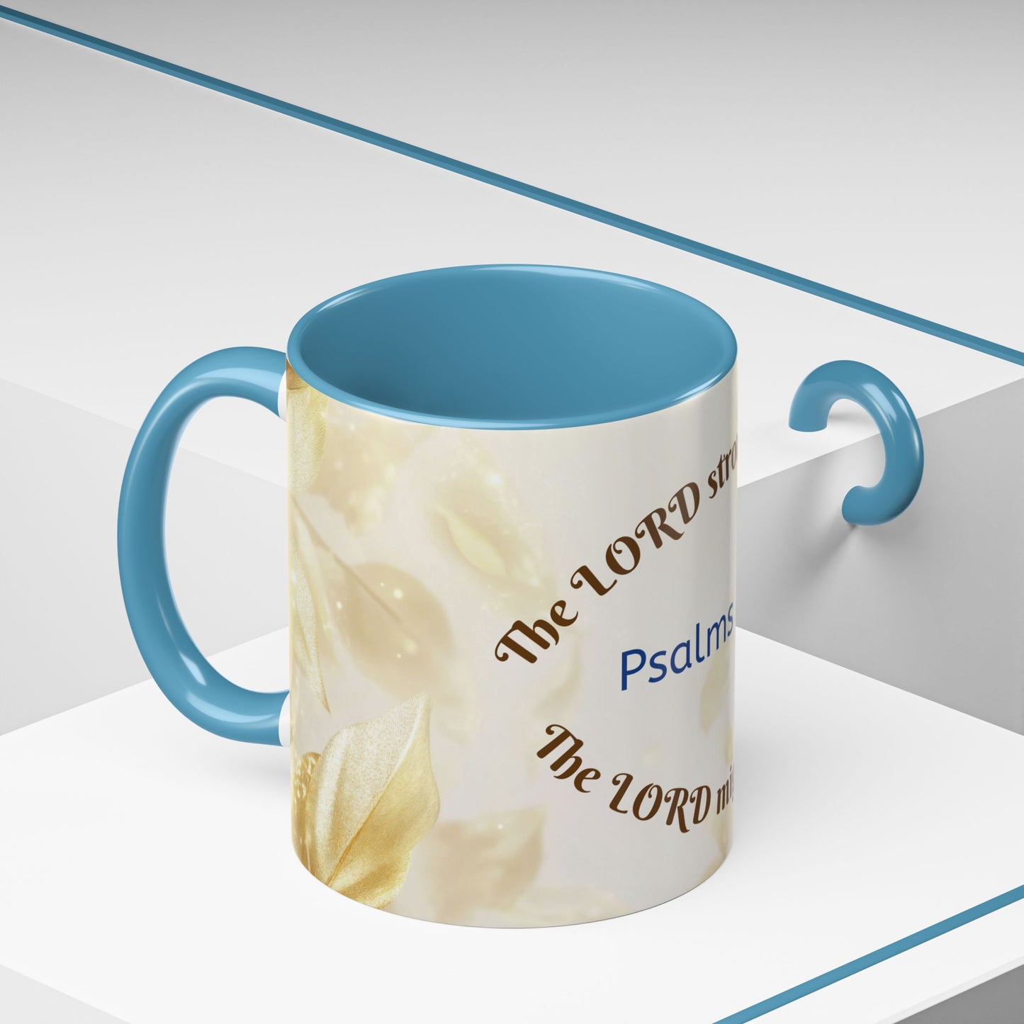 Inspirational Coffee Mug, Bible Verse Gift.