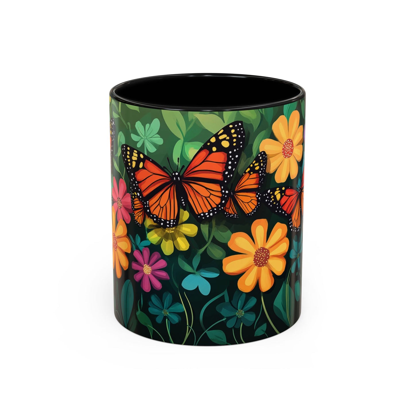 Unique Butterfly Garden Accent Coffee Mug