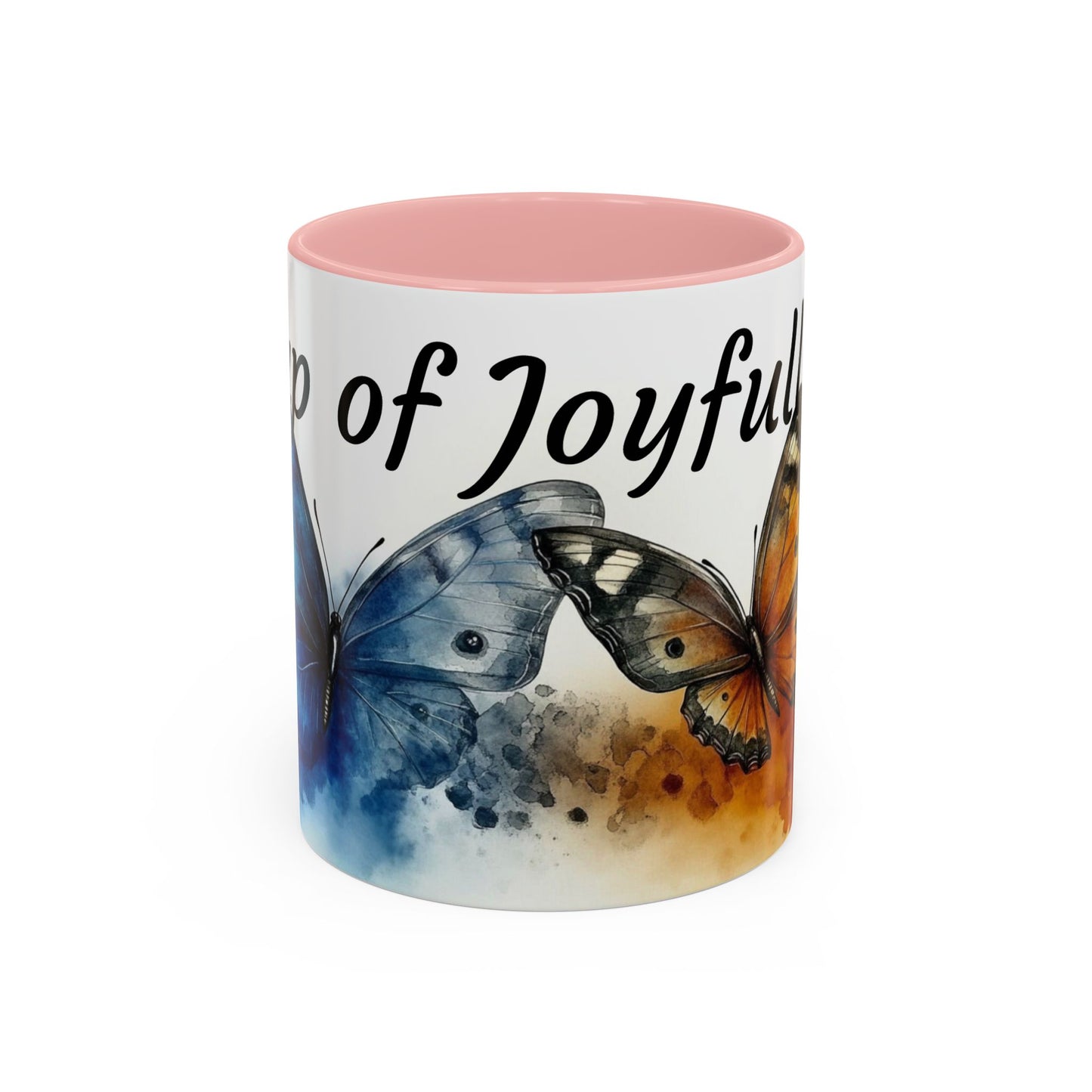 Accent Coffee Mug - Butterfly Design, Cup of Joyful Sips, Gift for Nature Lovers, Coffee Lover's Mug, Unique Home Decor, Inspirational [...]