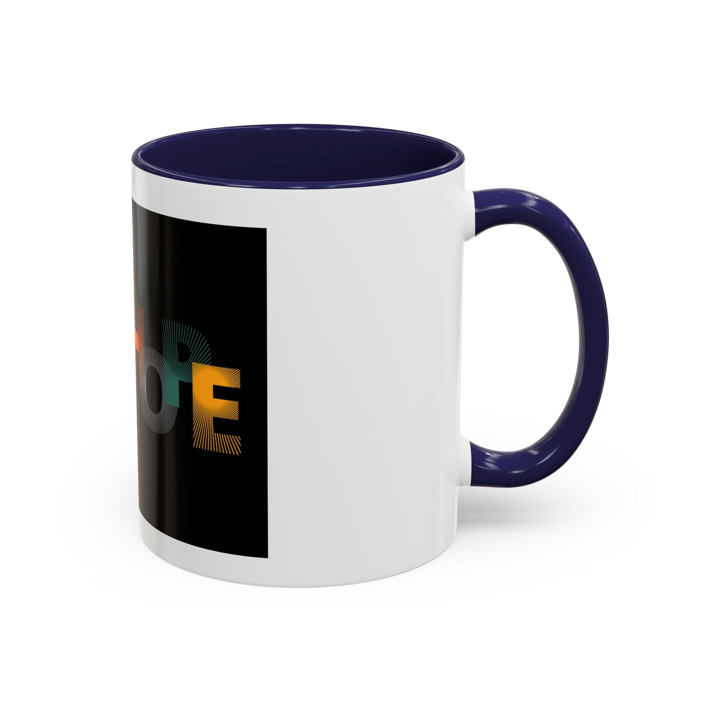 Hope-Inspired Accent Coffee Mug | Motivational Drinkware, Gift for Coffee Lovers, Inspirational Mug, Home & Office Decor, Unique Present