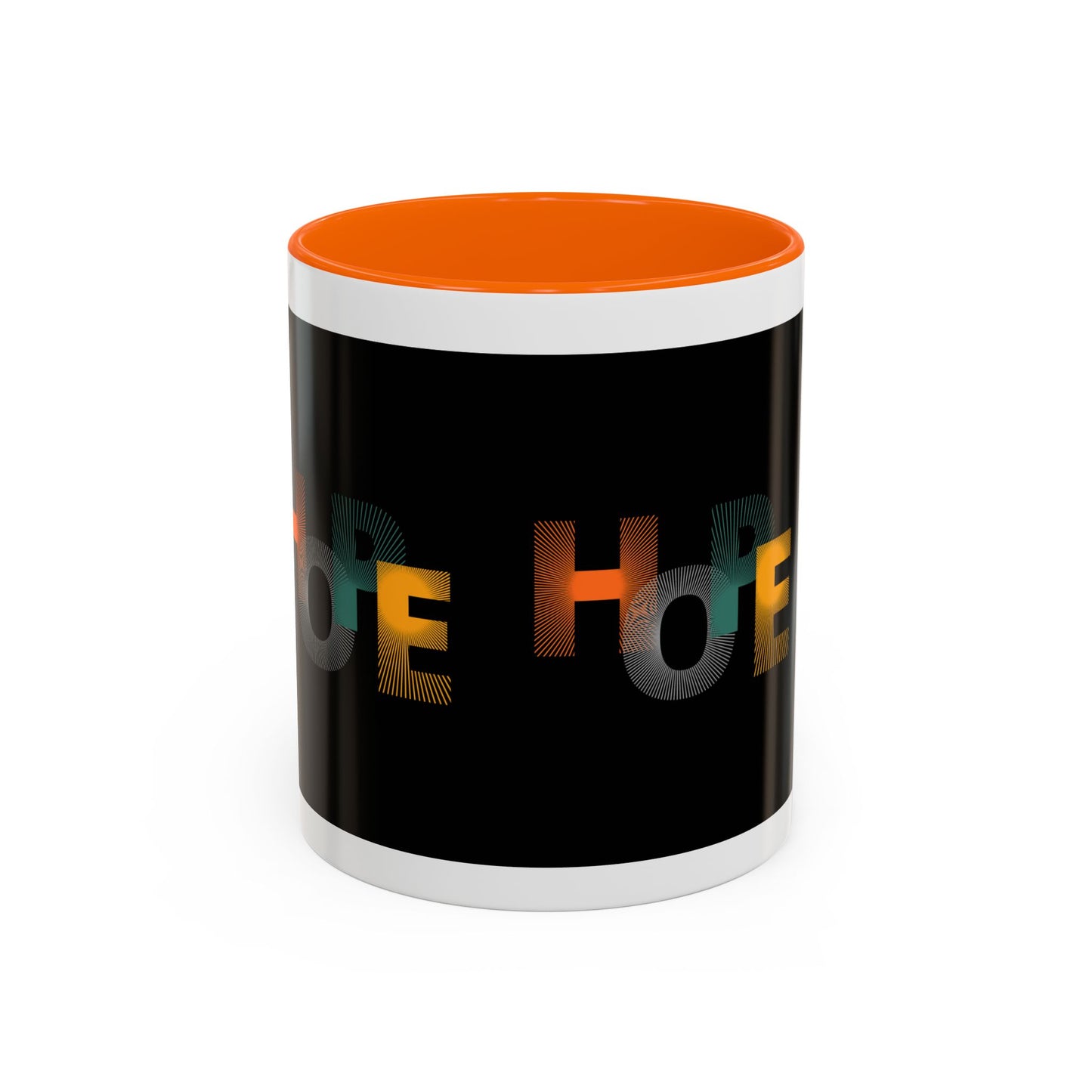 Hope-Inspired Accent Coffee Mug | Motivational Drinkware, Gift for Coffee Lovers, Inspirational Mug, Home & Office Decor, Unique Present