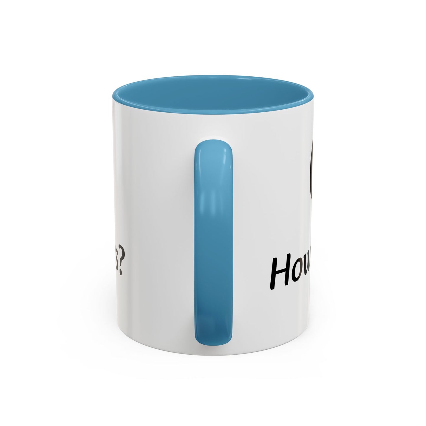 Personalized Accent Coffee Mug - "How Do You Take Your Coffee?" - Perfect for Coffee Lovers
