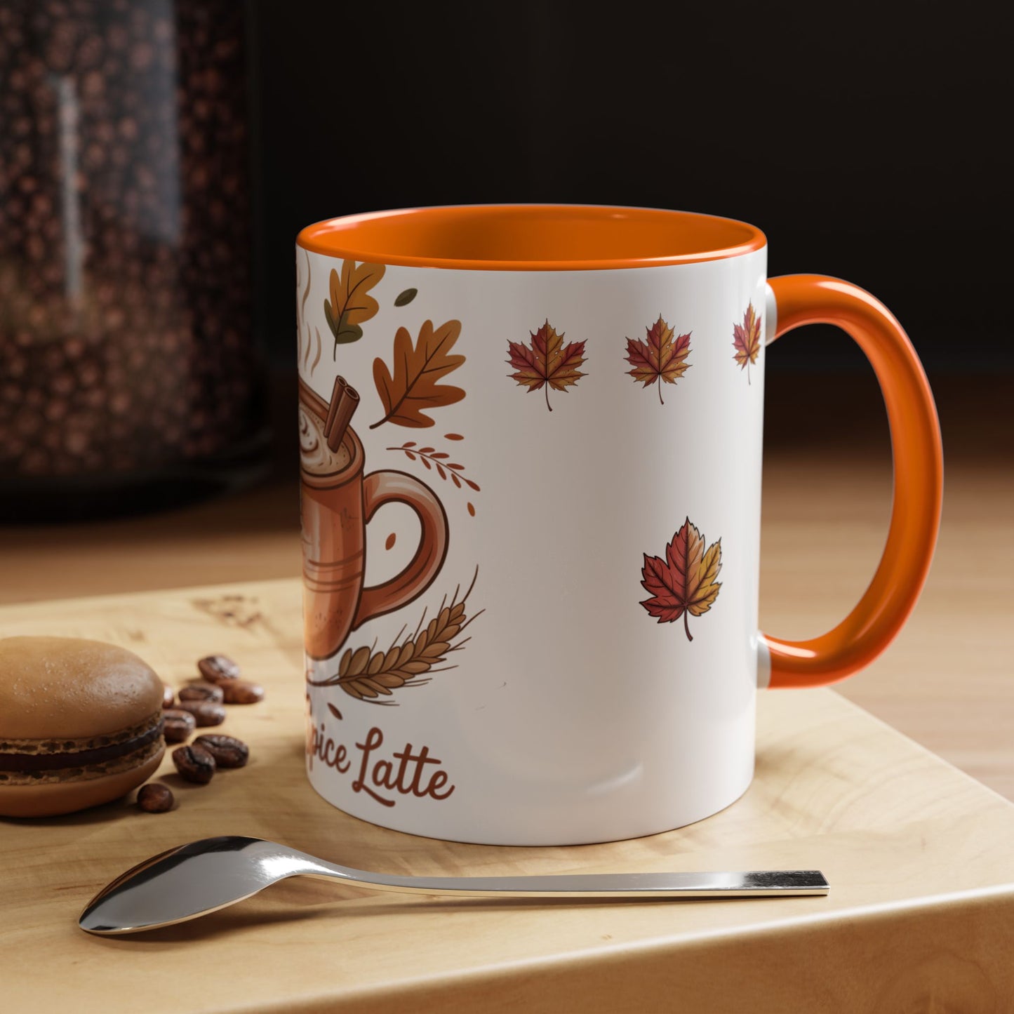 Pumpkin Spice Latte Coffee Mug, Fall Decor Mug.