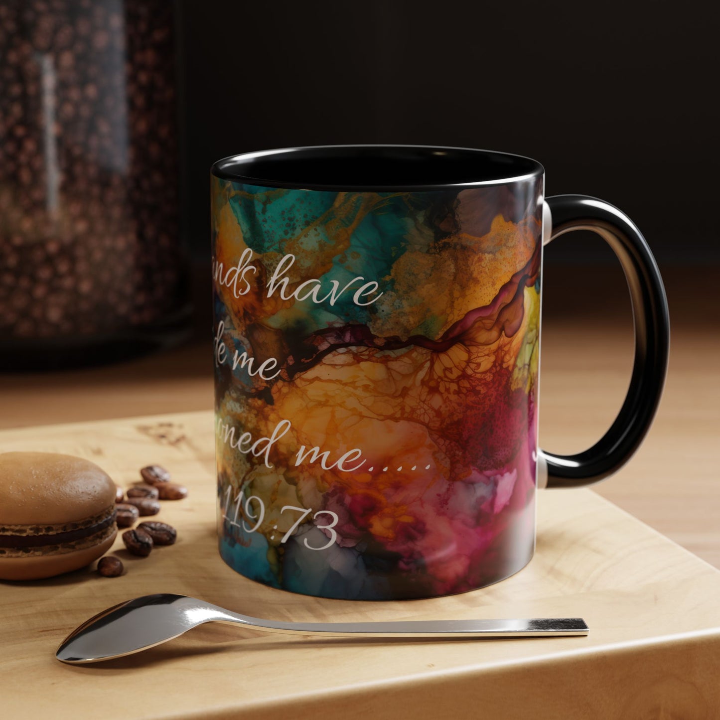 Inspirational Coffee Mug, Colorful Art Mug.