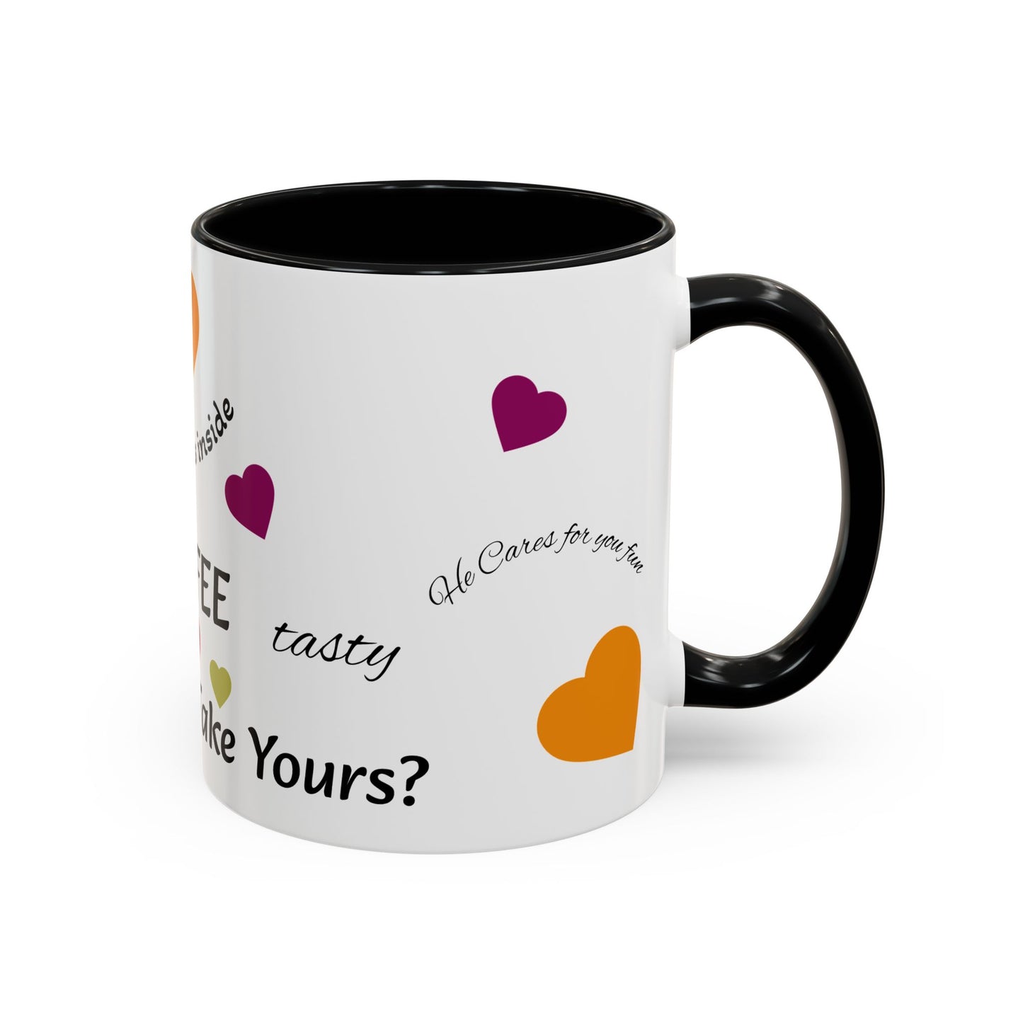 "How Do You Take Your Coffee? Accent Coffee Mug