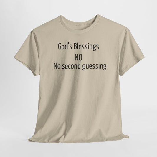God's Blessing No Second Unisex Heavy Cotton Tee
