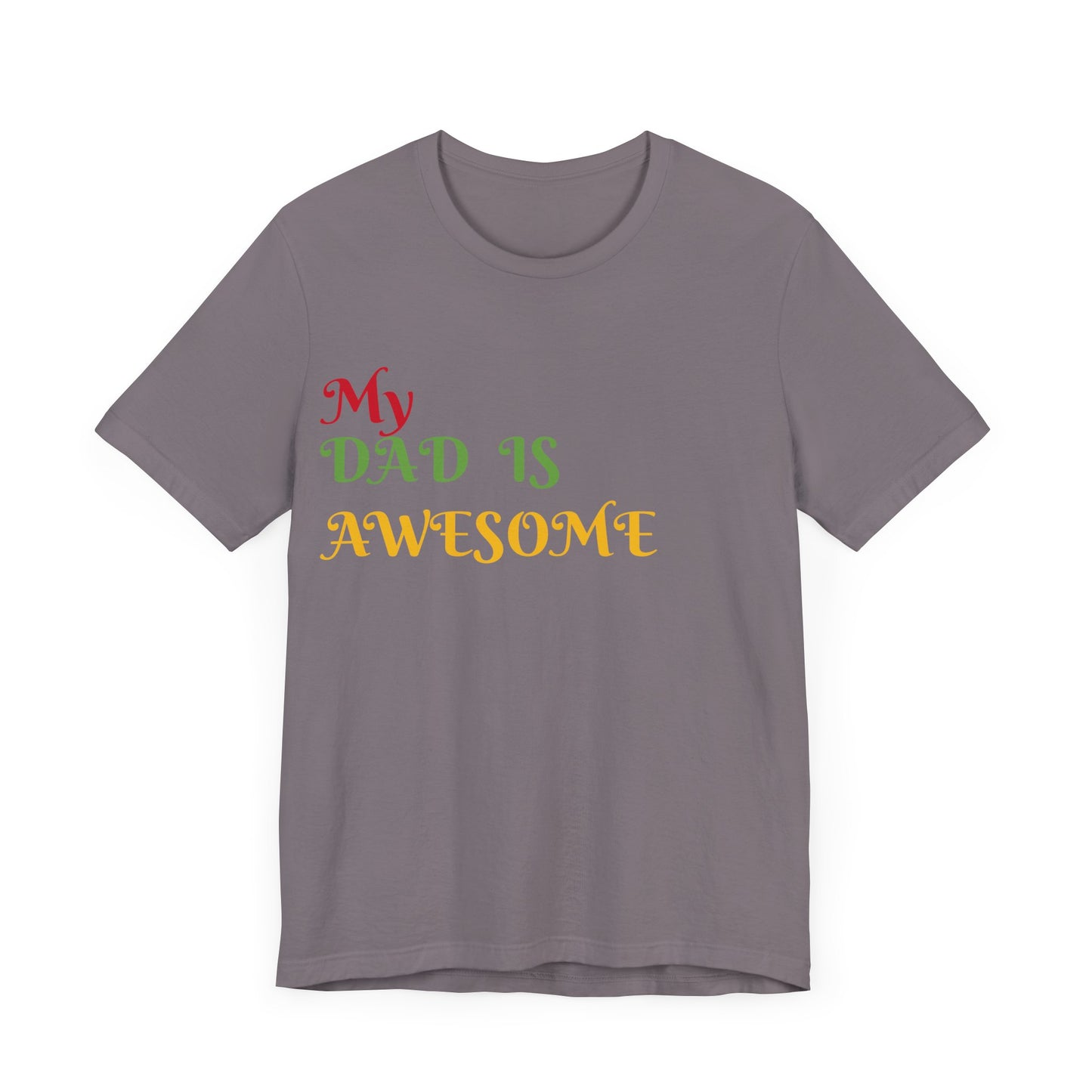 My Dad is Awesome Jersey Short Sleeve Tee