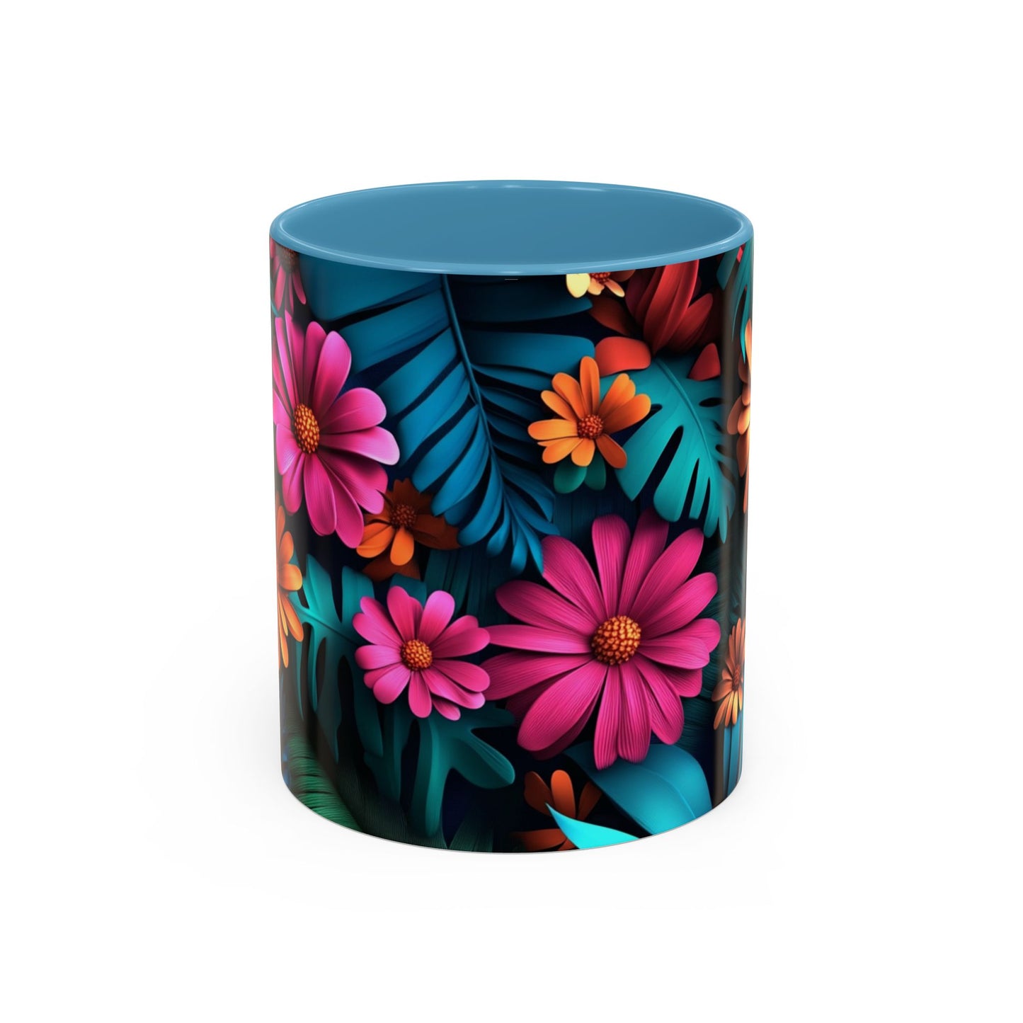Vibrant Floral Coffee Mug