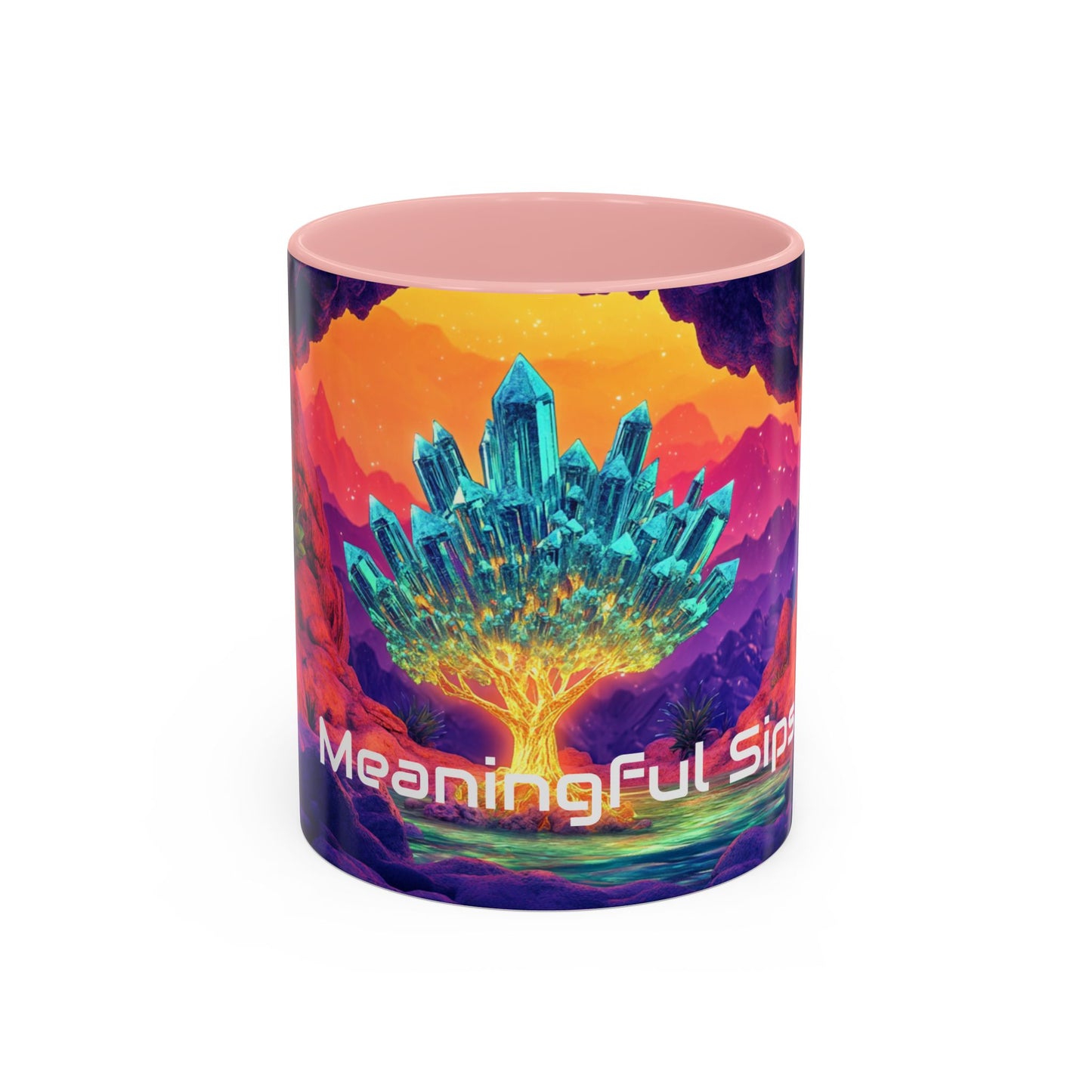Vibrant Accent Coffee Mug with Inspirational Design, Ideal for Gift Giving, Home Decor, Office Drinkware, Art Lovers, Meaningful Sips