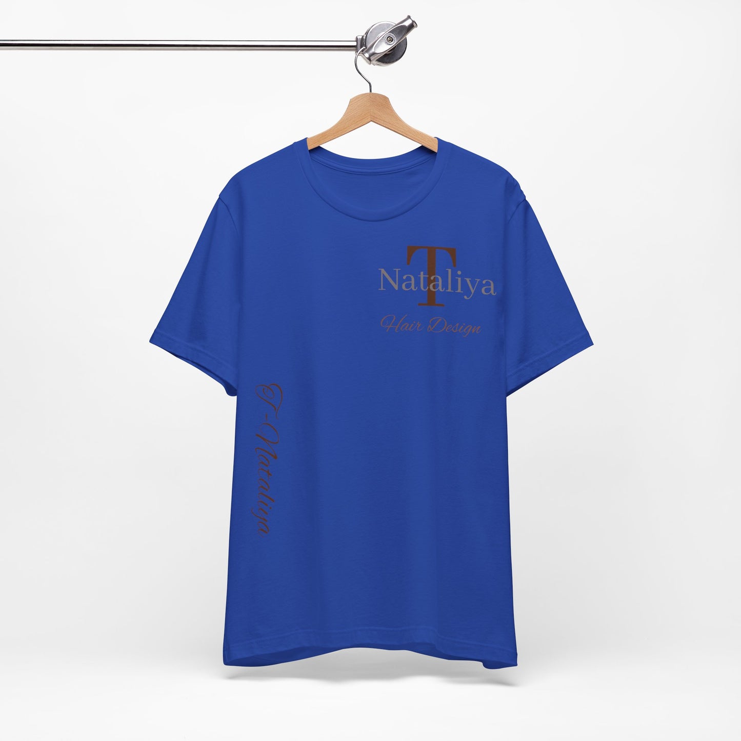 Nataliya Hair Design T-Shirt — Elegant Salon Logo Tee
