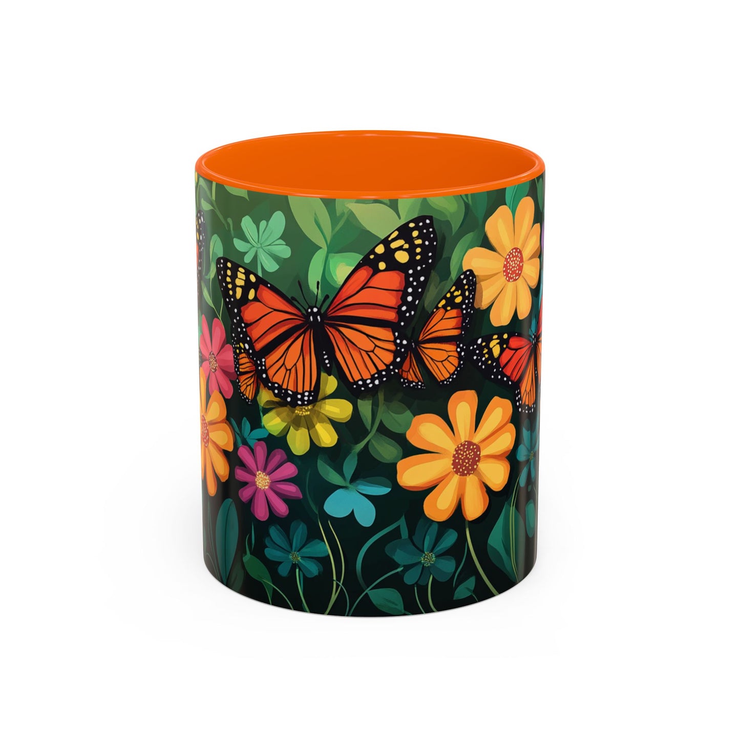 Unique Butterfly Garden Accent Coffee Mug