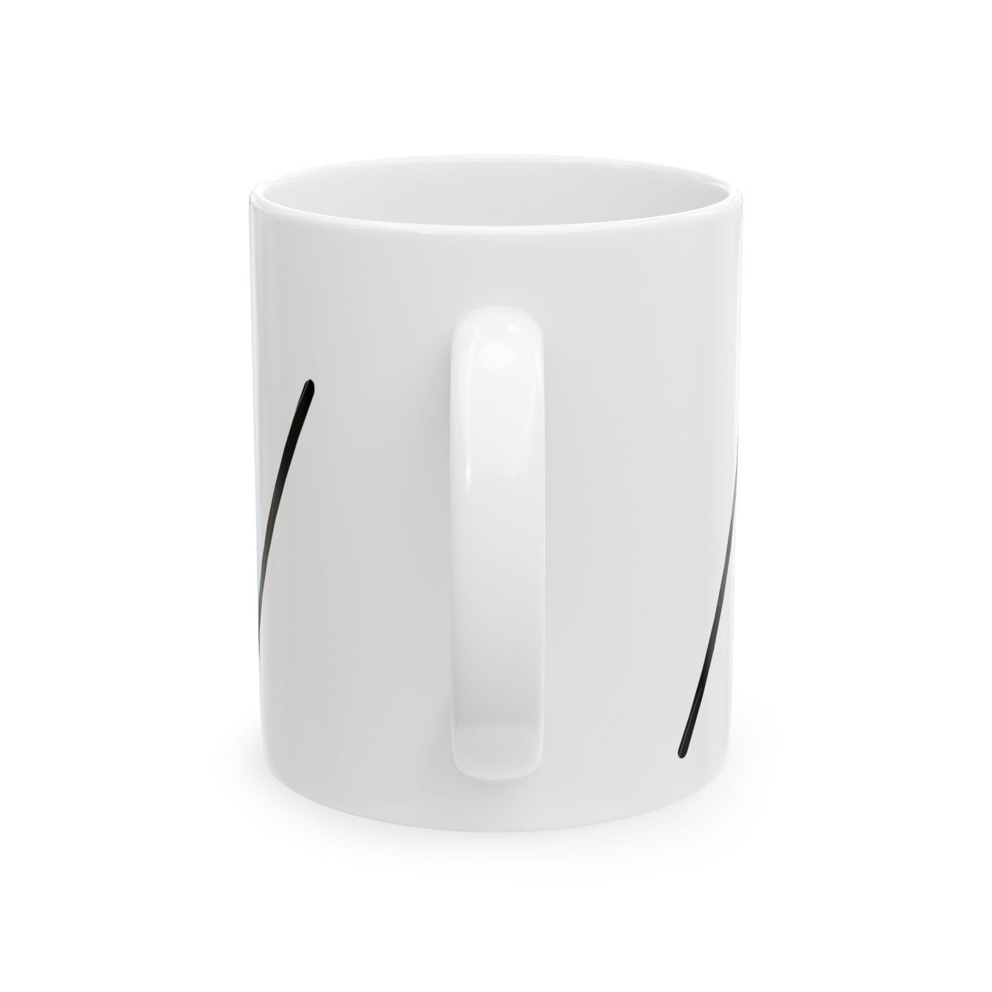 Minimalist Black Stripe Modern  Ceramic Mug