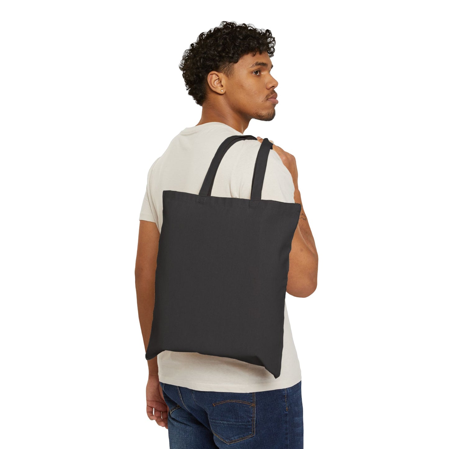 Support Local Cotton Canvas Tote Bag — 'Support Local' Market Shopper Tote