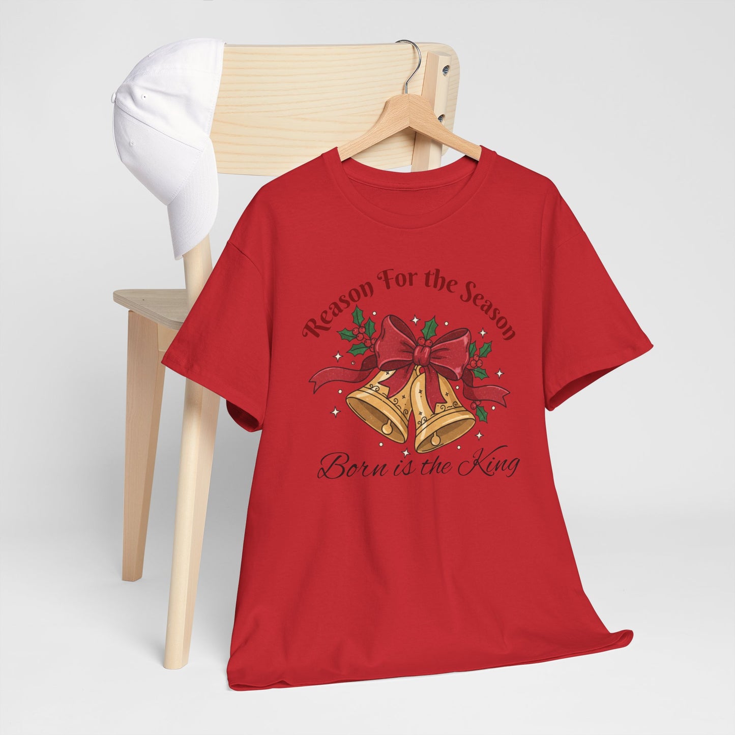 Christmas Bells Tee  Born to the King" Holiday T‑Shirt