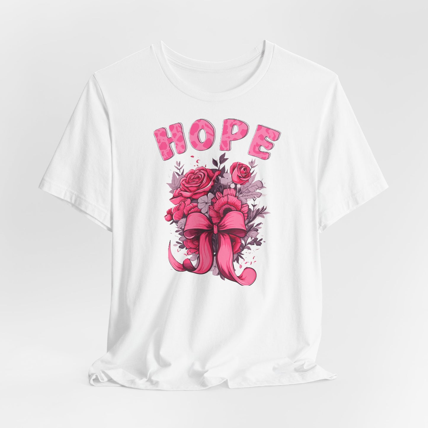 Hope Floral Design Unisex Tee, Positive Vibes Shirt.