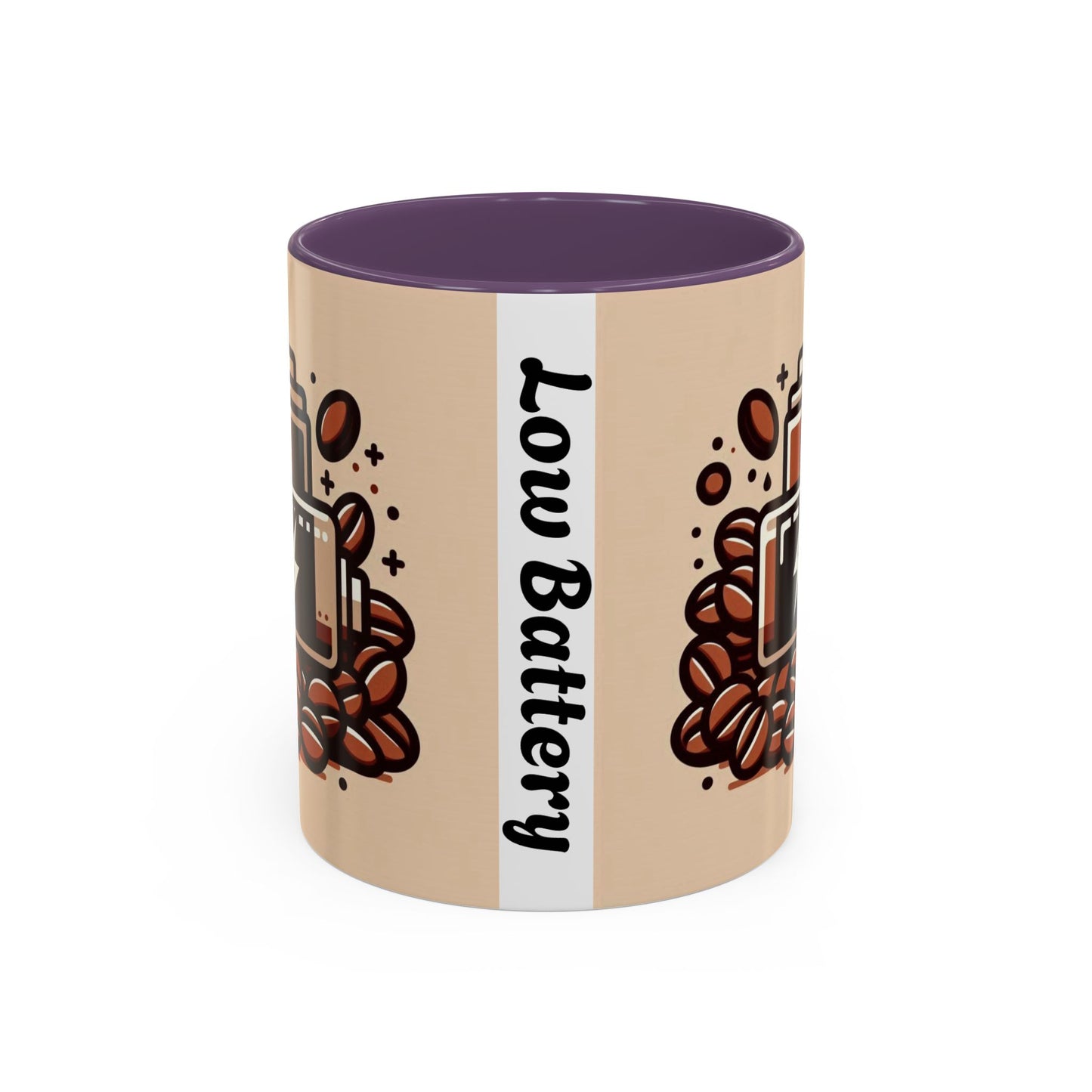 Low Battery Coffee Mug, Funny Coffee Cup, Gift for Caffeine Lovers, Unique Office Mug, Java Enthusiast Cup