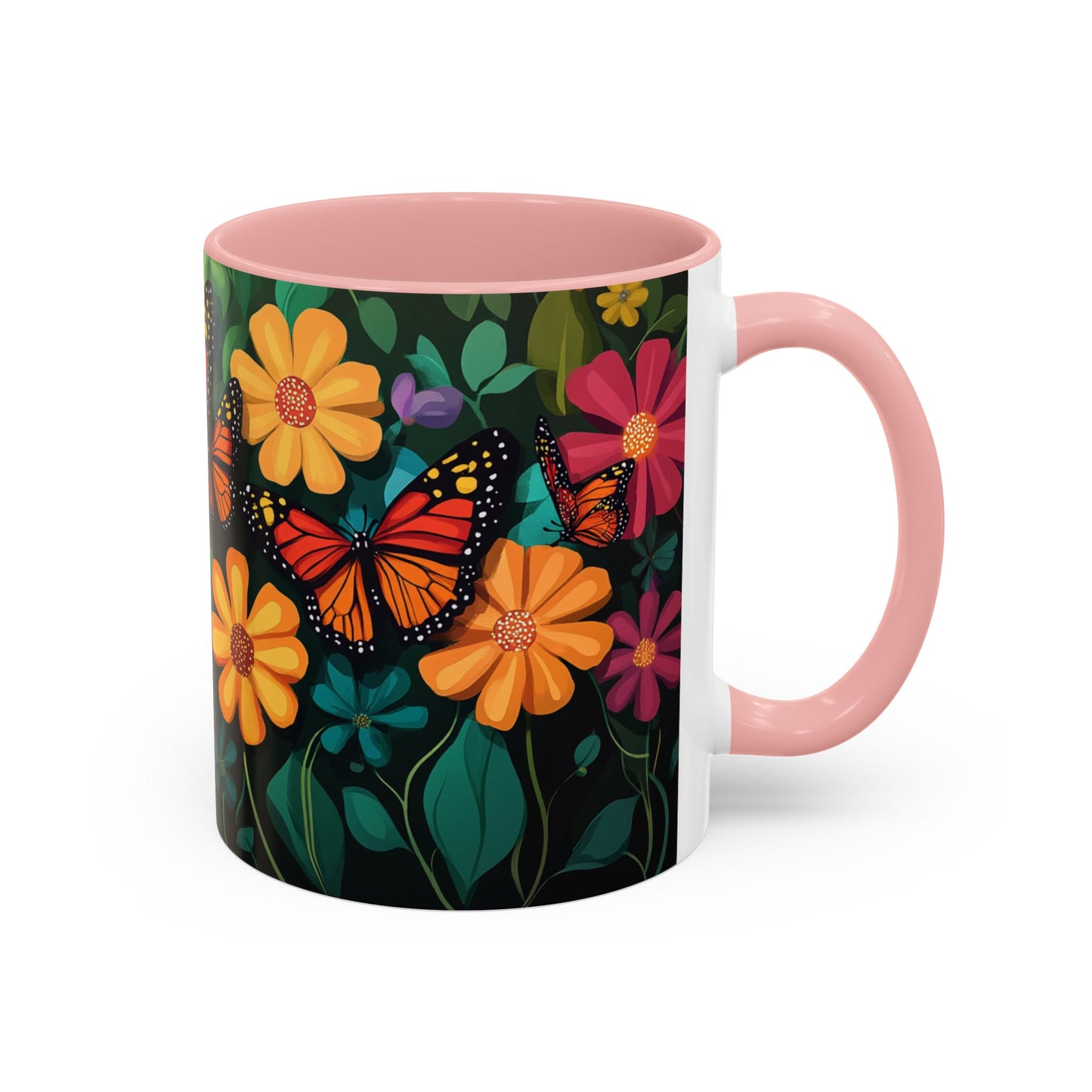 Unique Butterfly Garden Accent Coffee Mug