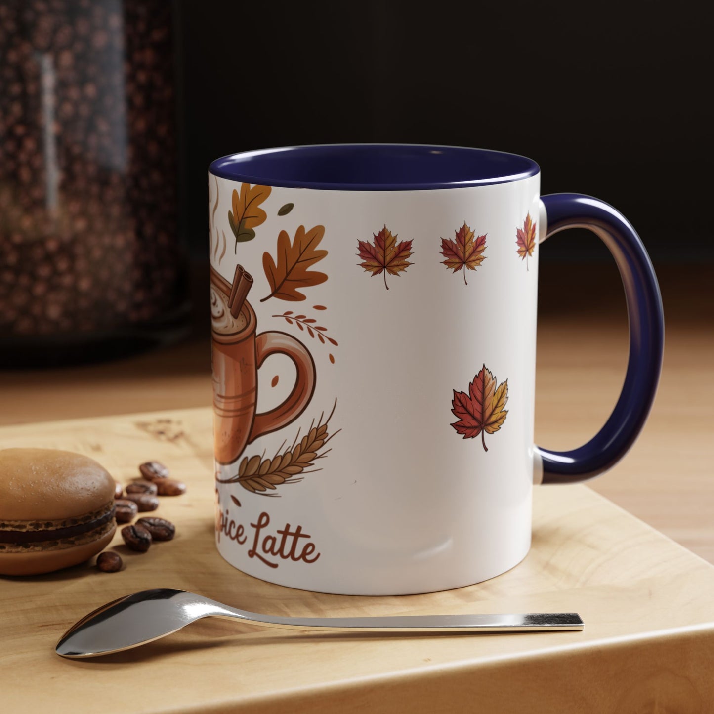 Pumpkin Spice Latte Coffee Mug, Fall Decor Mug.