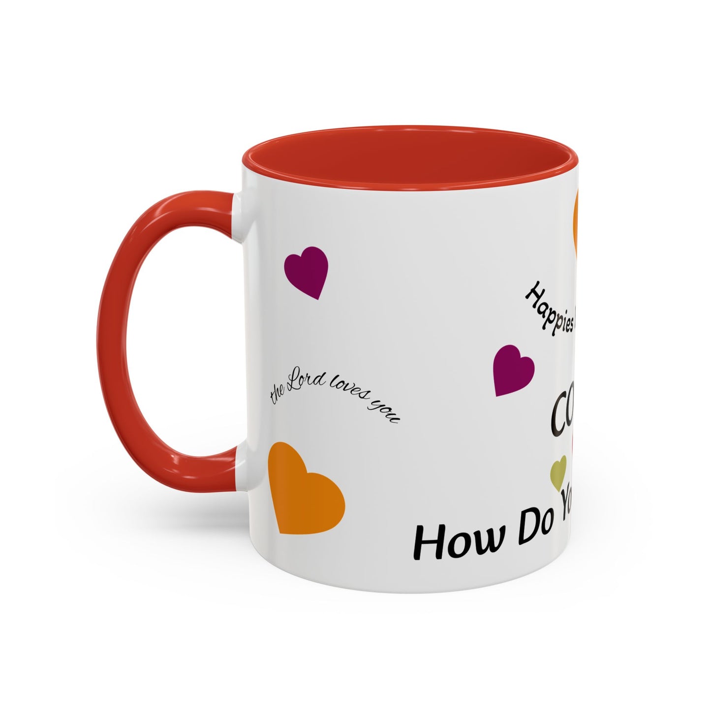 "How Do You Take Your Coffee? Accent Coffee Mug
