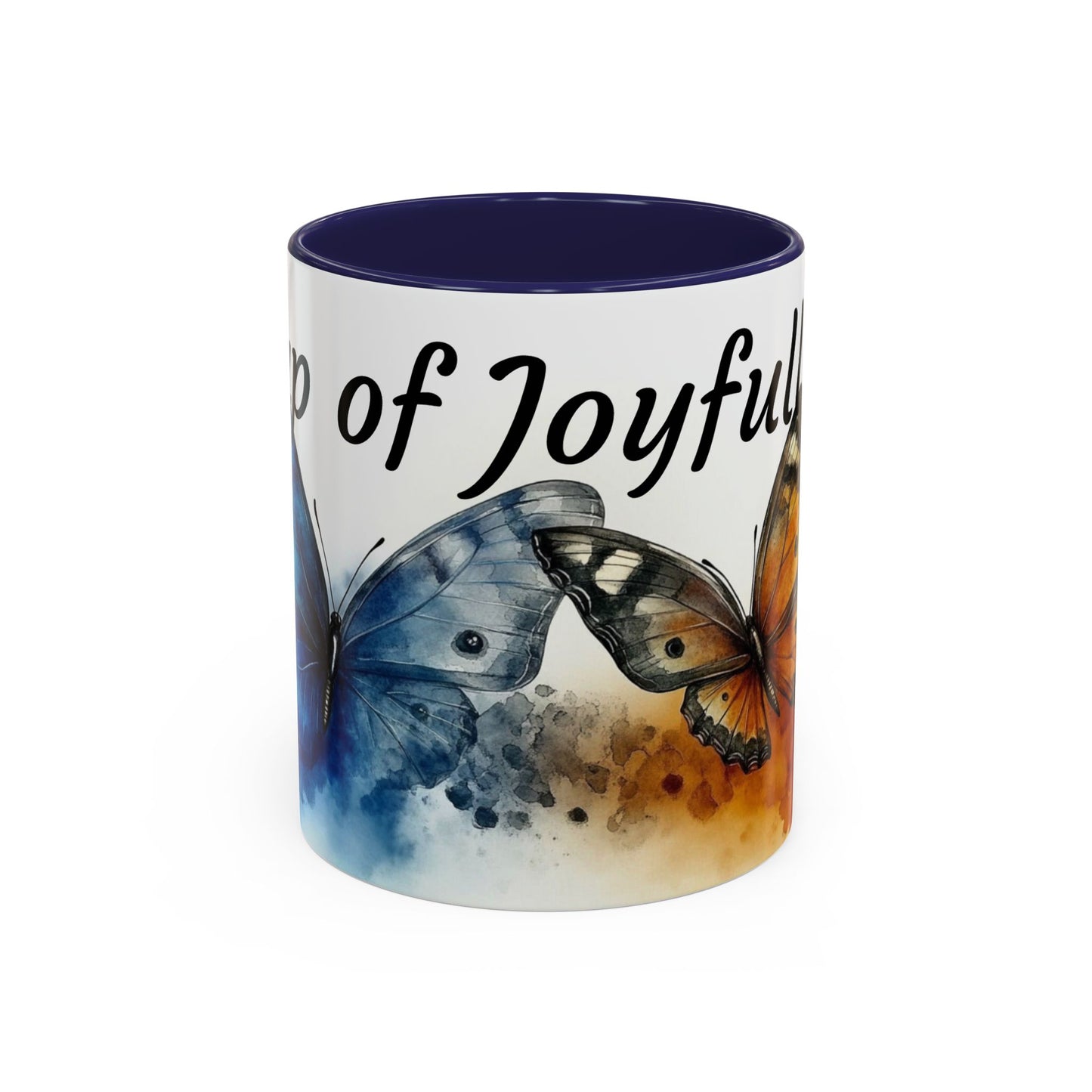 Accent Coffee Mug - Butterfly Design, Cup of Joyful Sips, Gift for Nature Lovers, Coffee Lover's Mug, Unique Home Decor, Inspirational [...]