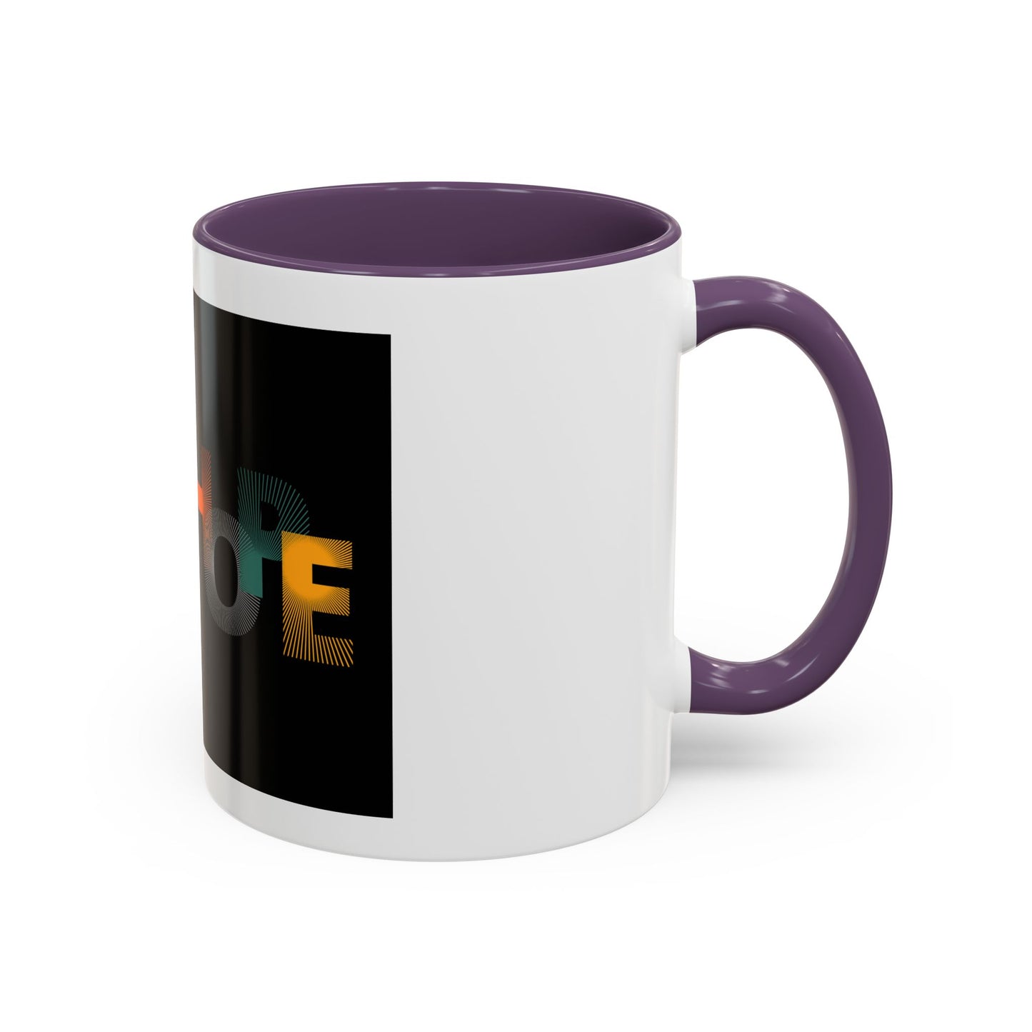 Hope-Inspired Accent Coffee Mug | Motivational Drinkware, Gift for Coffee Lovers, Inspirational Mug, Home & Office Decor, Unique Present
