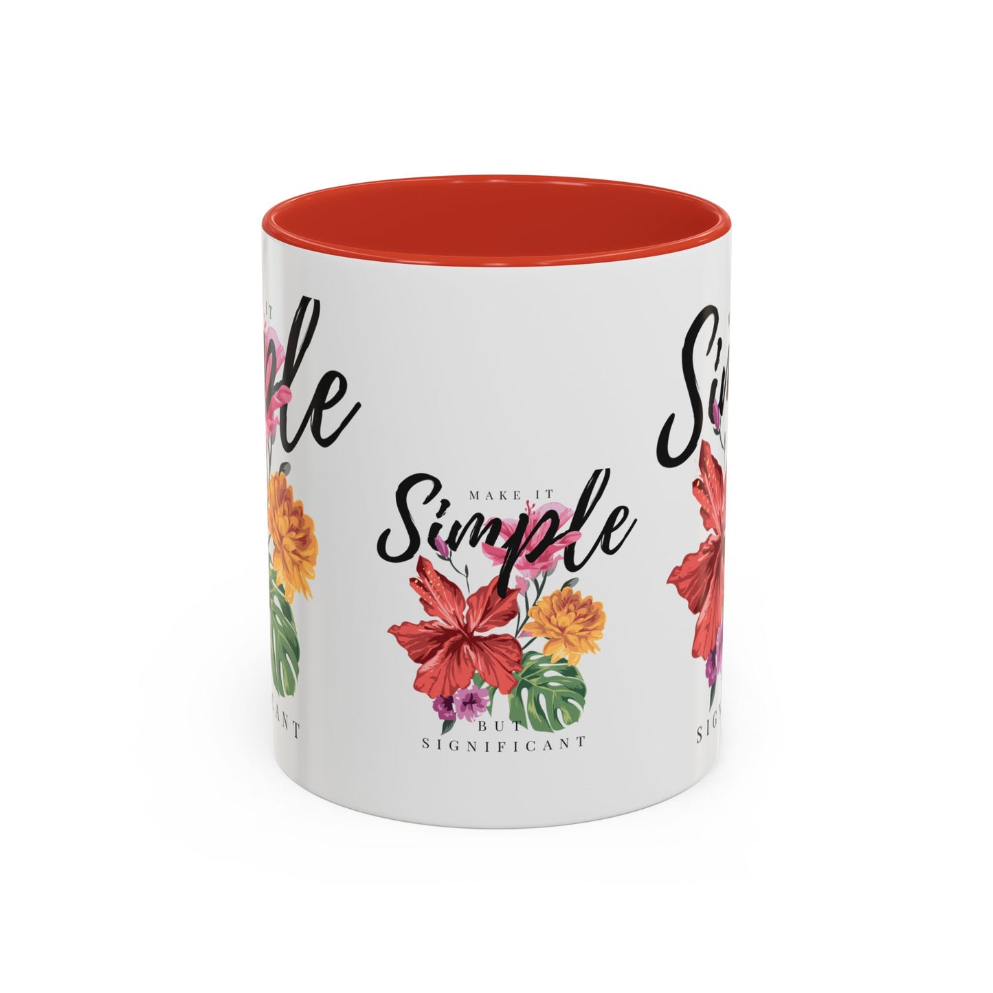 Floral Inspirational Coffee Mug.