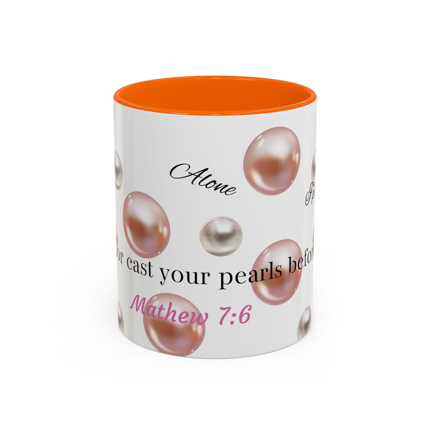 Elegant Pearls Inspirational Coffee Mug