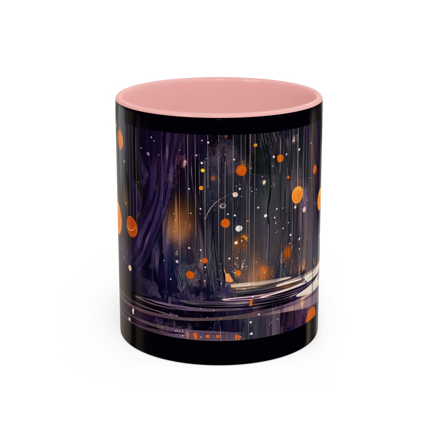 Whimsical Nighttime Coffee Mug - Cozy Mug for Coffee Lovers, Unique Gift for Friends, Tea Mug, Home Decor, Cute Cat Art