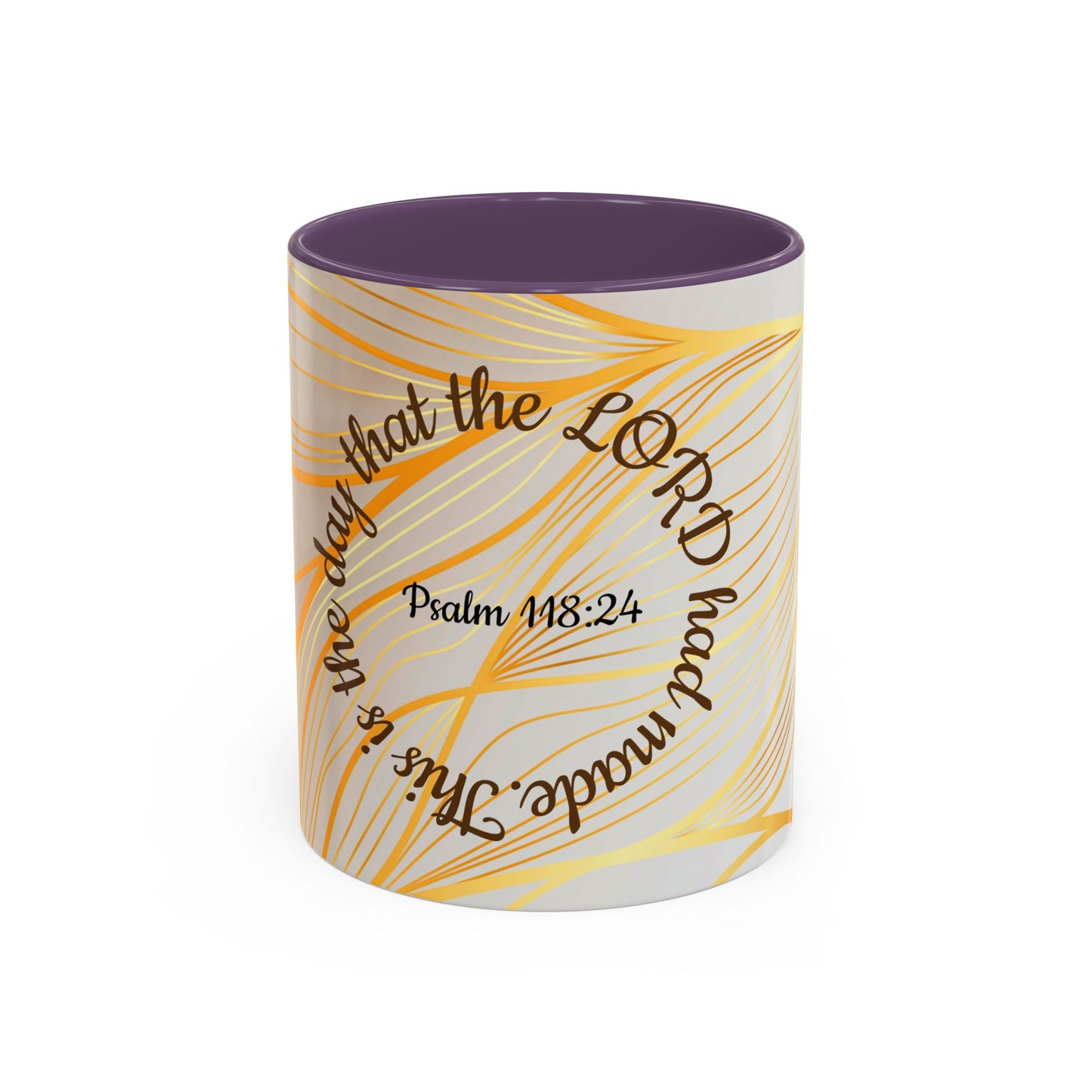 Faithful Reminder Coffee Mug for Daily Motivation, Christian Gift, Psalm 118:24