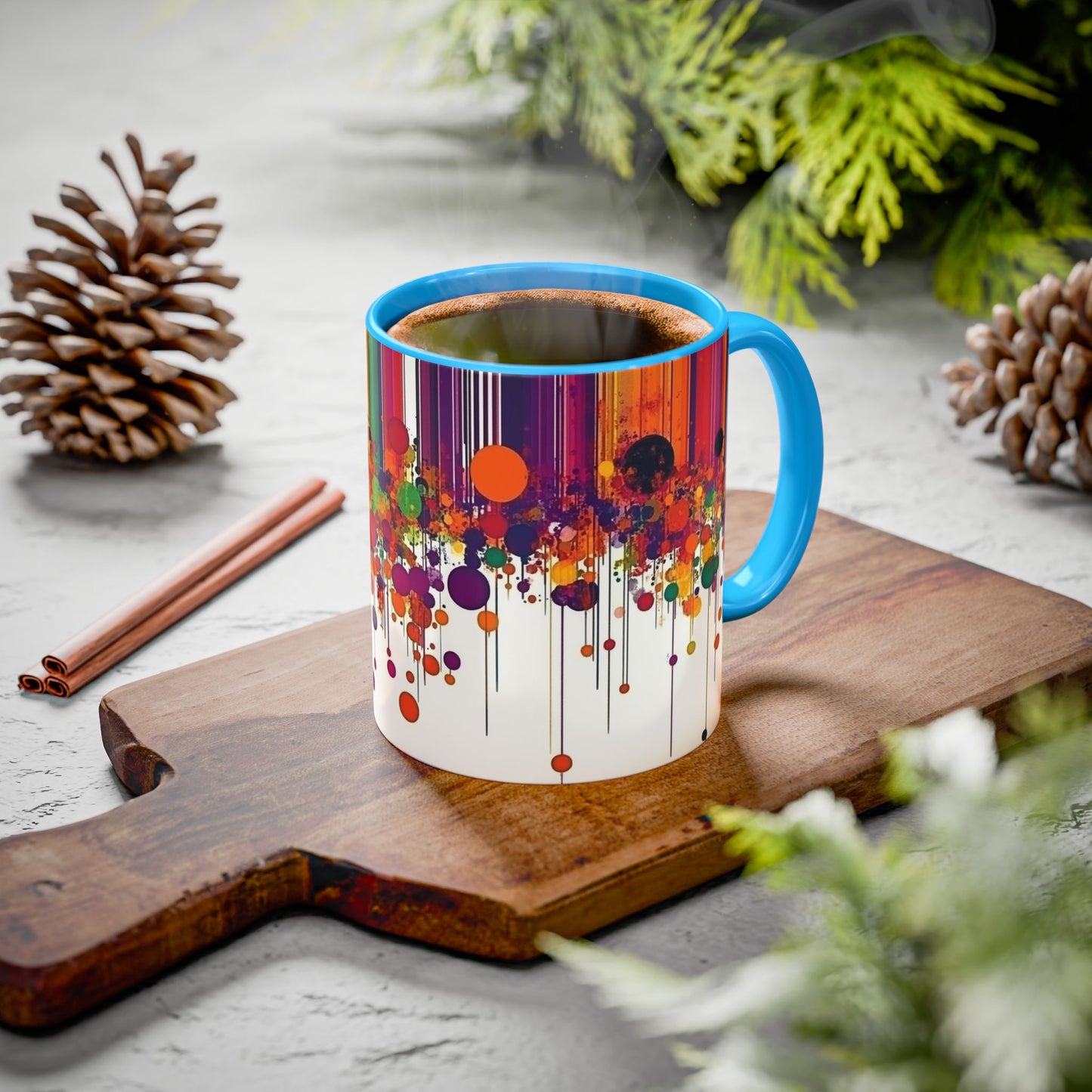 Vibrant Colorful Mugs - Perfect Gift for Coffee Lovers