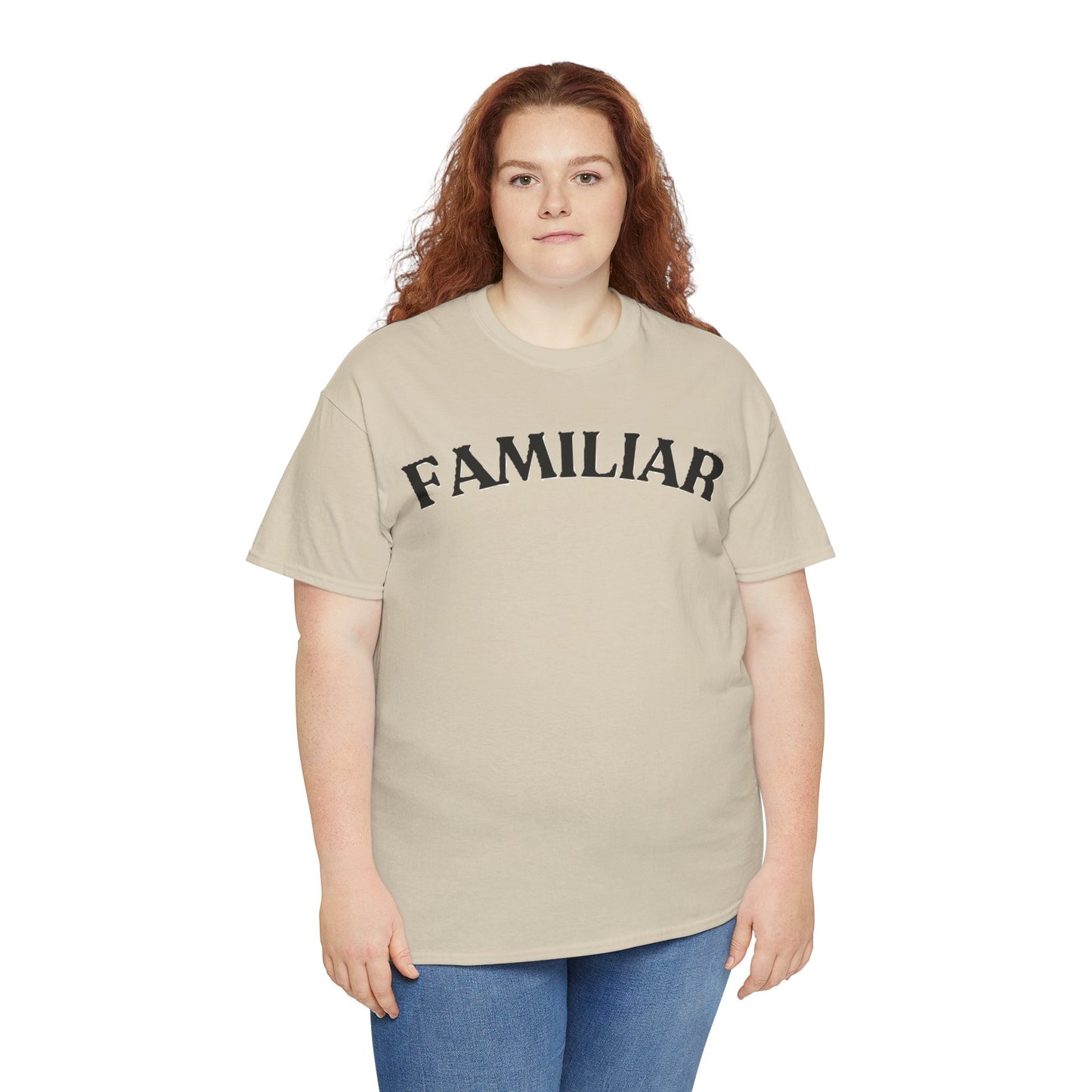 Familiar Unisex Heavy Cotton Tee | Casual Style.
