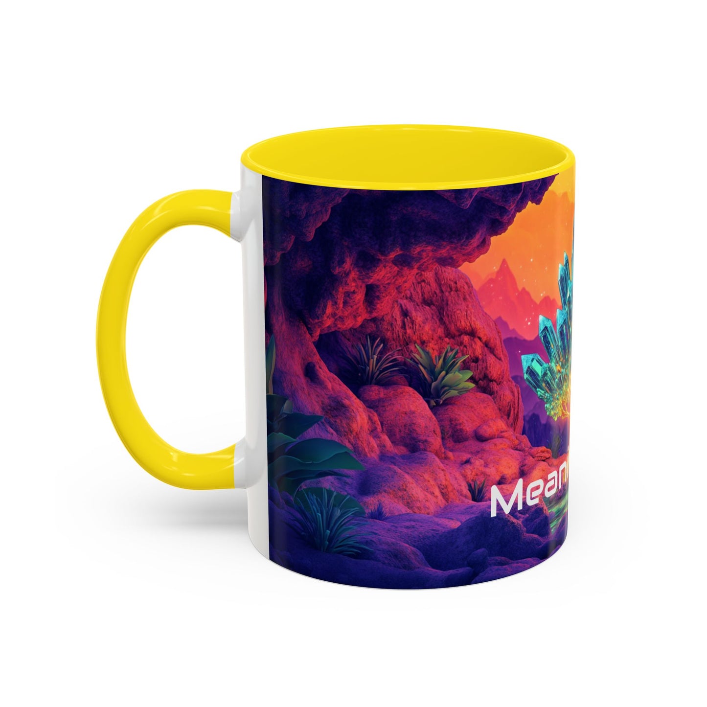 Vibrant Accent Coffee Mug with Inspirational Design, Ideal for Gift Giving, Home Decor, Office Drinkware, Art Lovers, Meaningful Sips