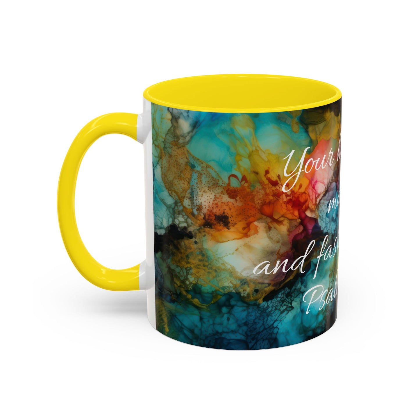 Inspirational Coffee Mug, Colorful Art Mug.