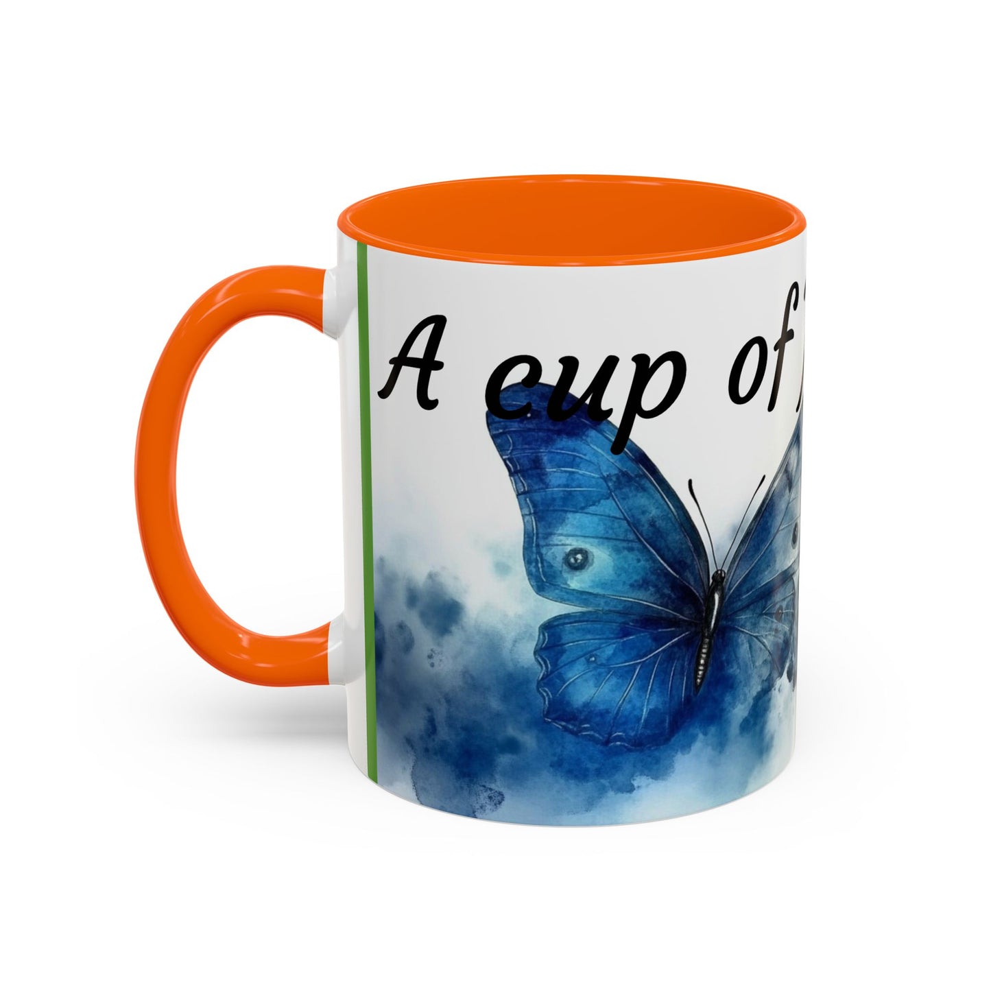 Accent Coffee Mug - Butterfly Design, Cup of Joyful Sips, Gift for Nature Lovers, Coffee Lover's Mug, Unique Home Decor, Inspirational [...]