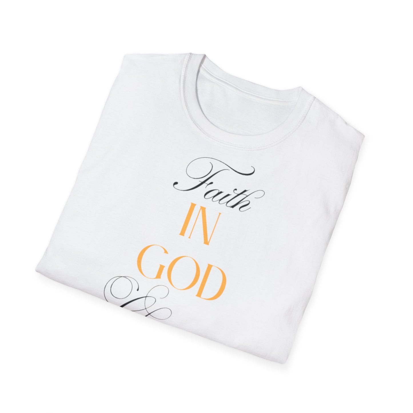 Faith-Inspired Unisex Softstyle T-Shirt, Inspirational Tee.